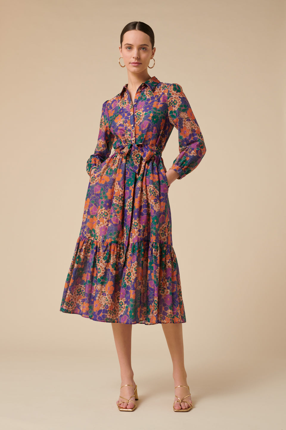 Robe chemise imprimée
