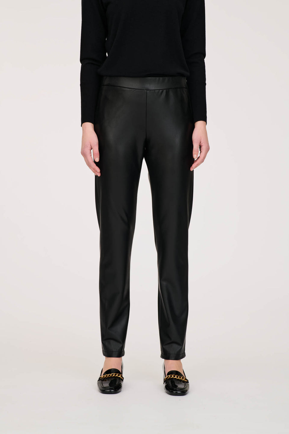 Legging en cuir vegan