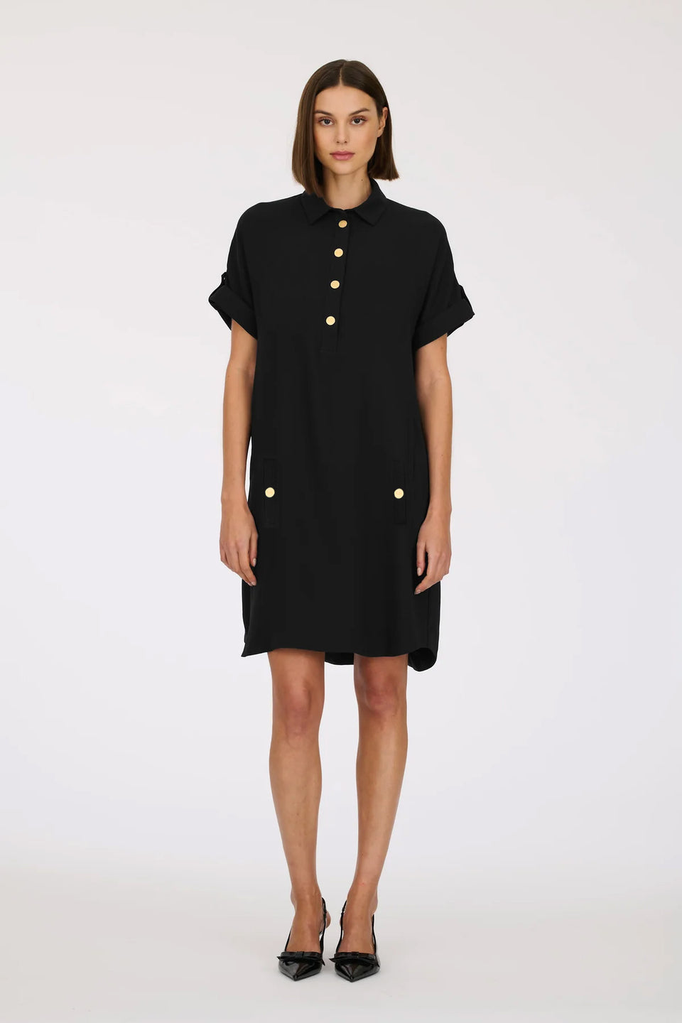 Robe polo en microfibre