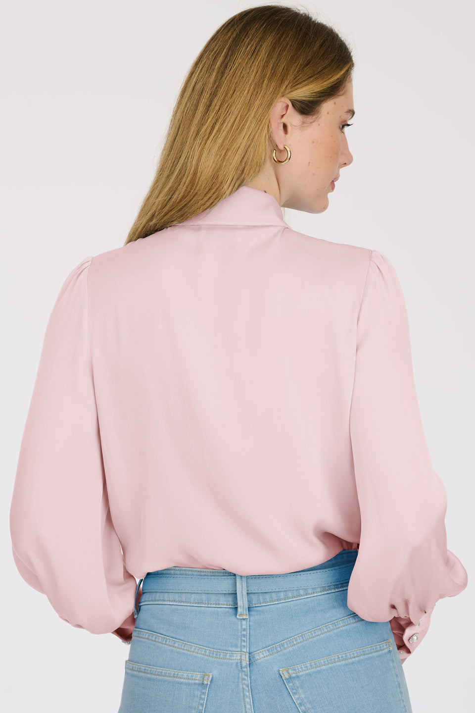 Chemise en satin de soie stretch
