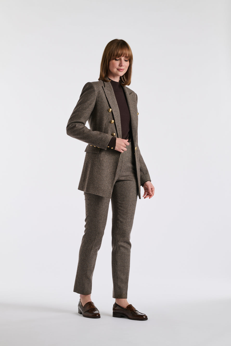 Blazer à carreaux