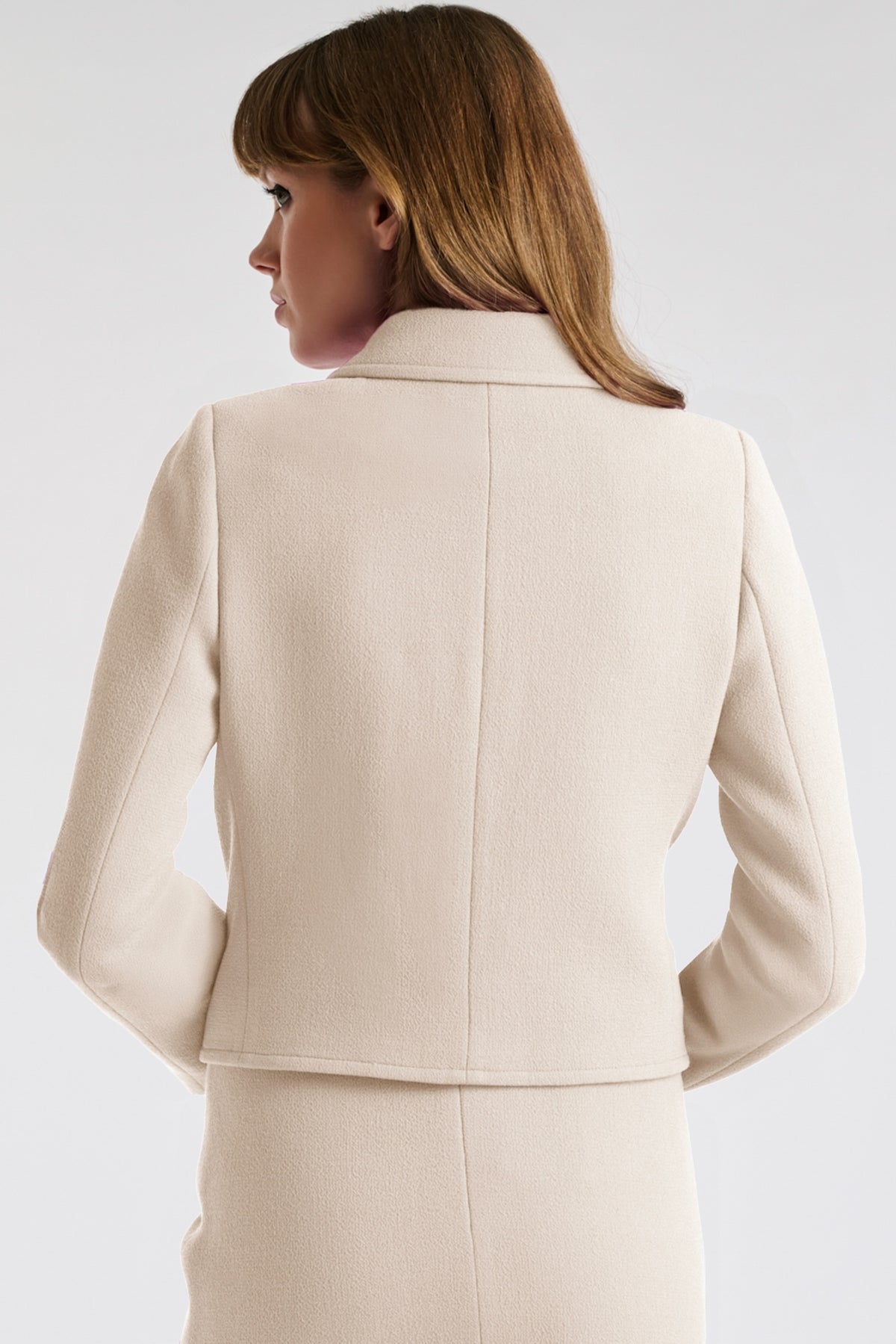 Veste en crêpe de laine