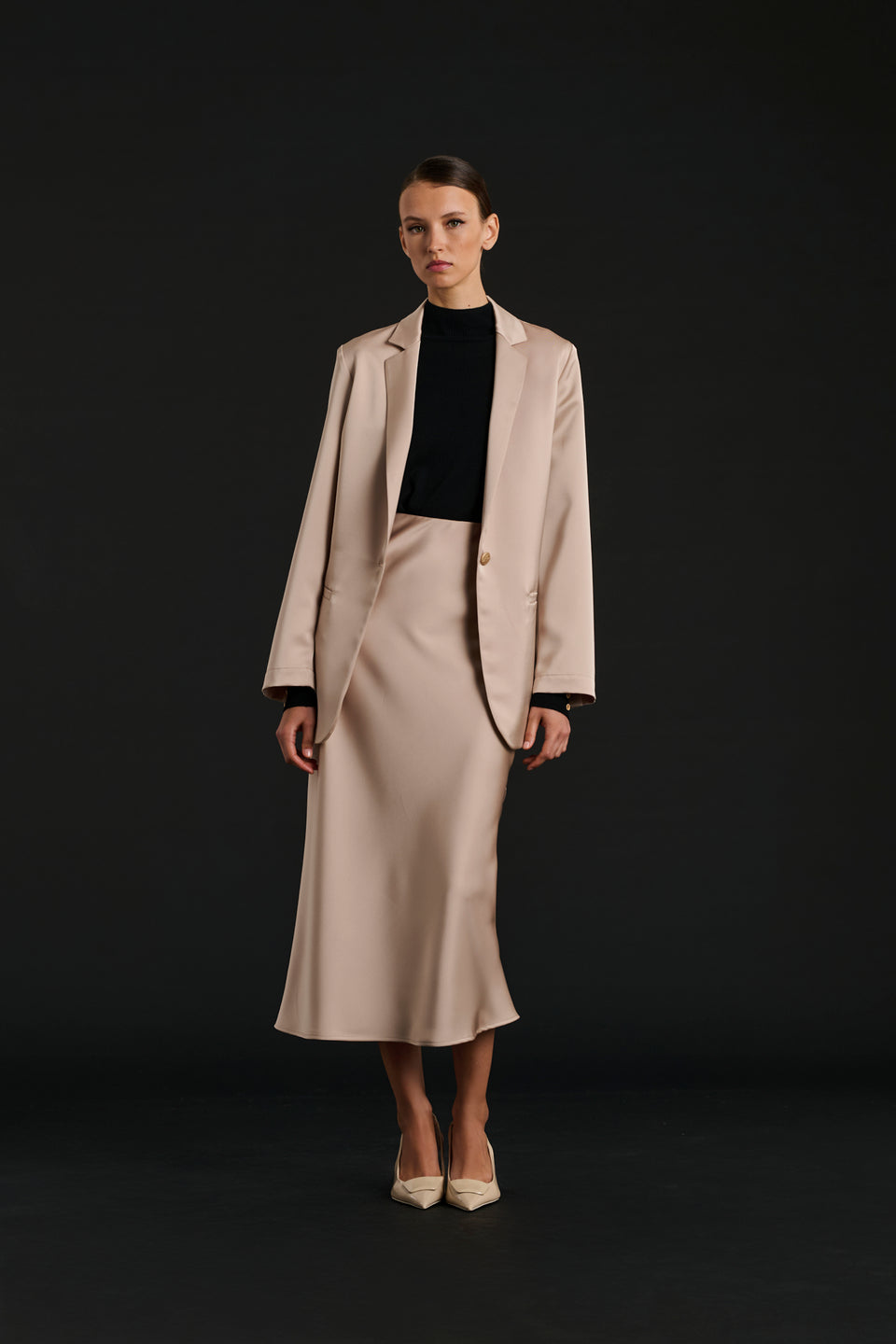 Blazer en satin