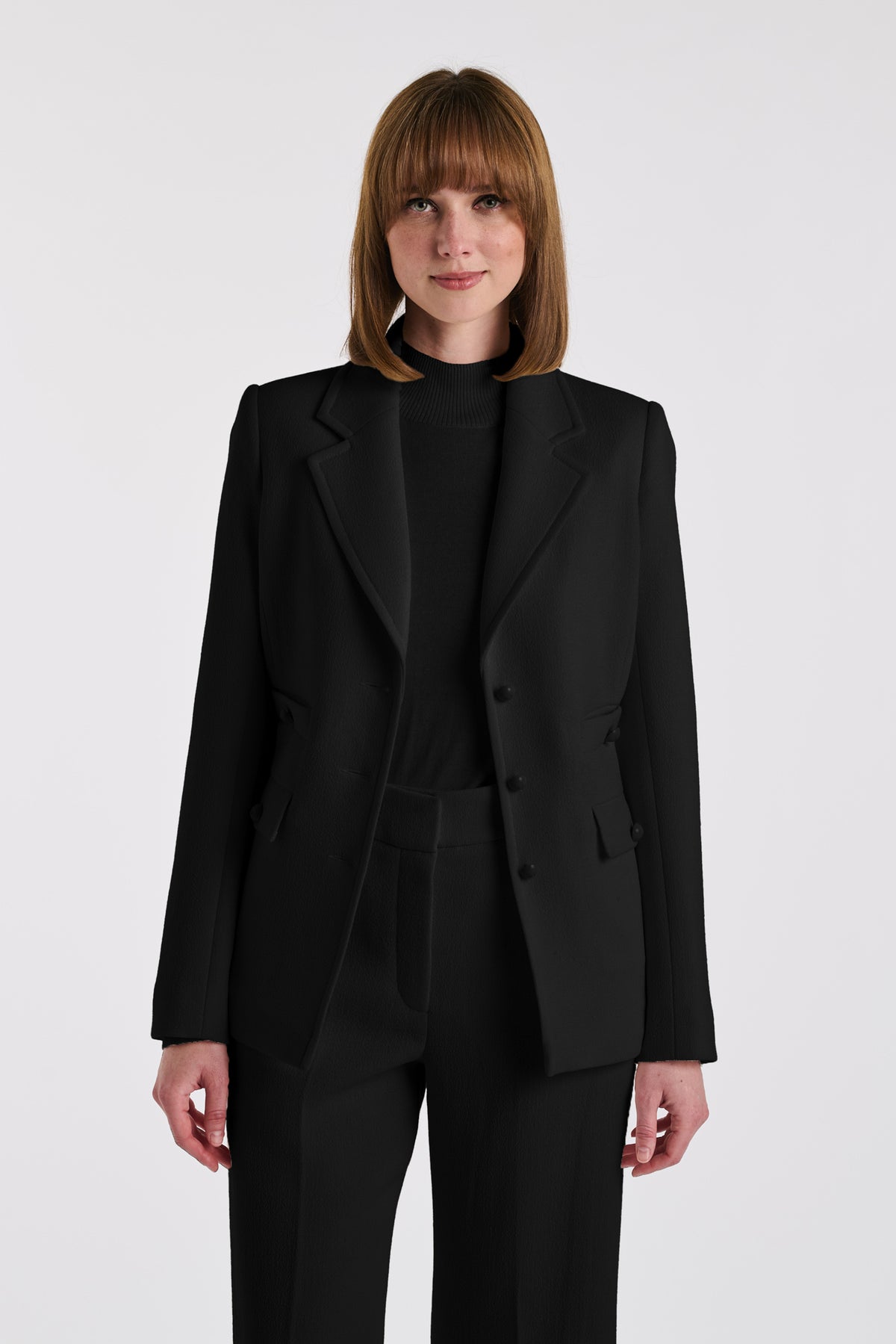 Wool crêpe blazer