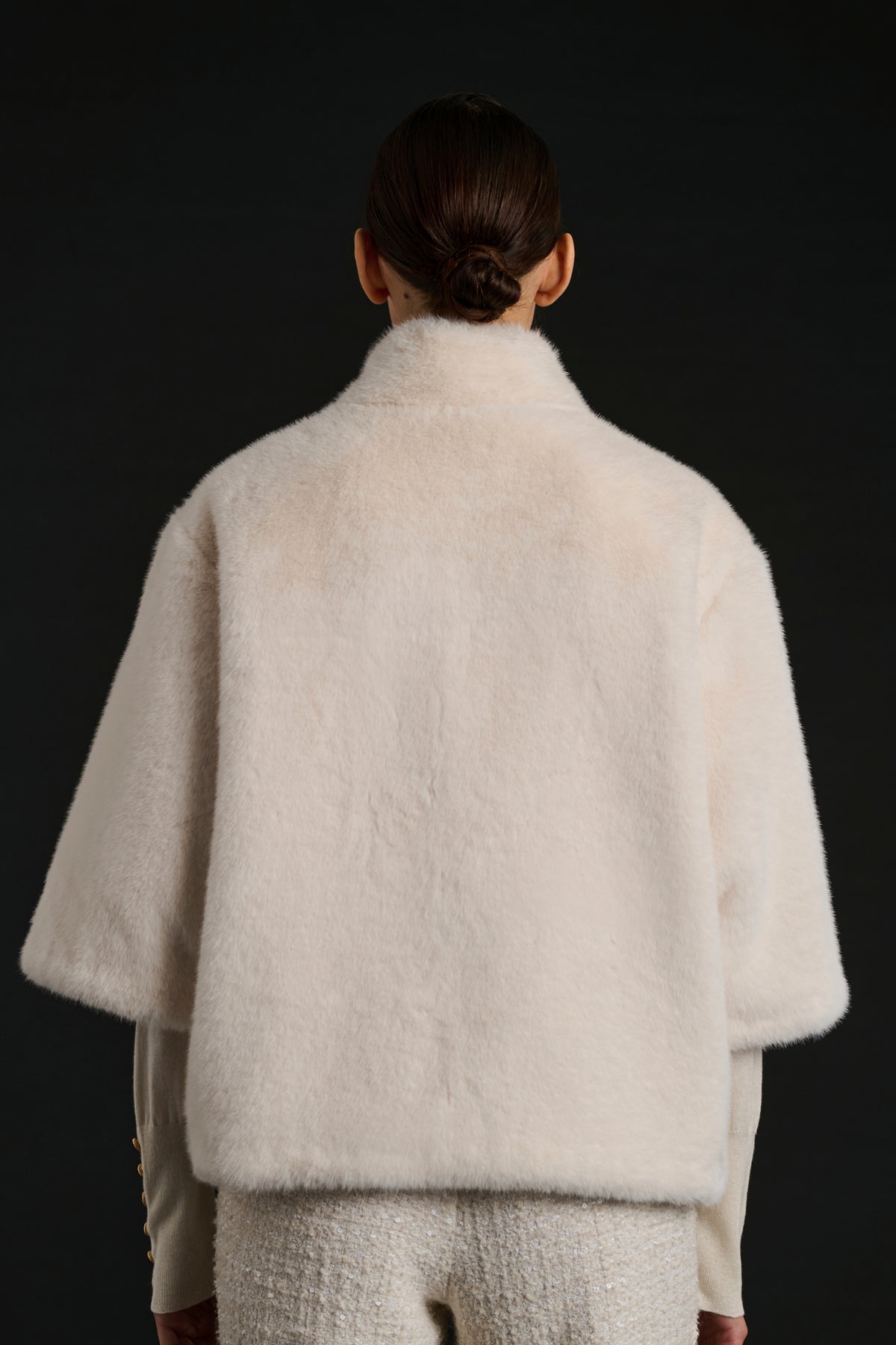 Eco-fur coat