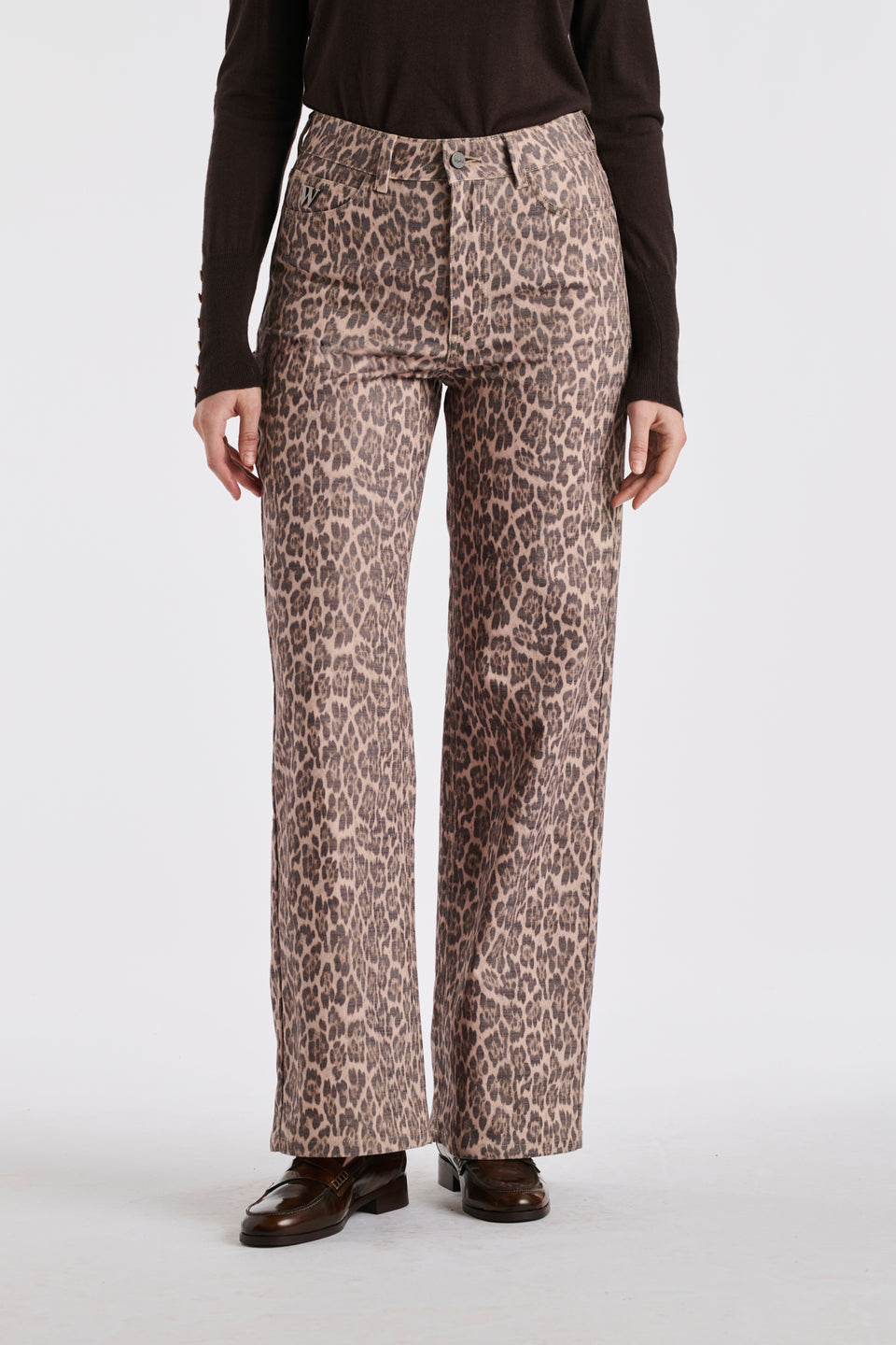 Jean imprimé leopard
