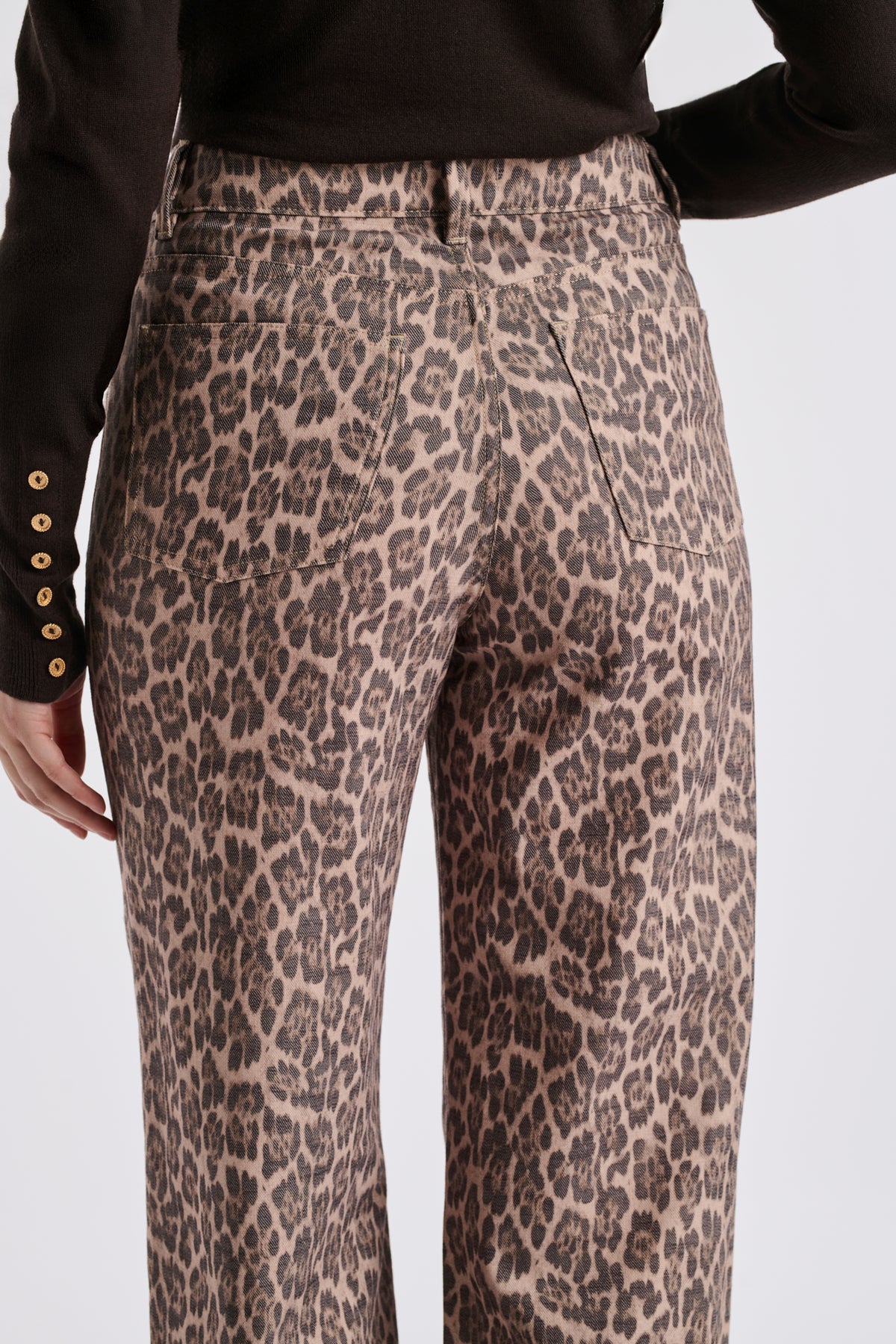 Jean imprimé leopard