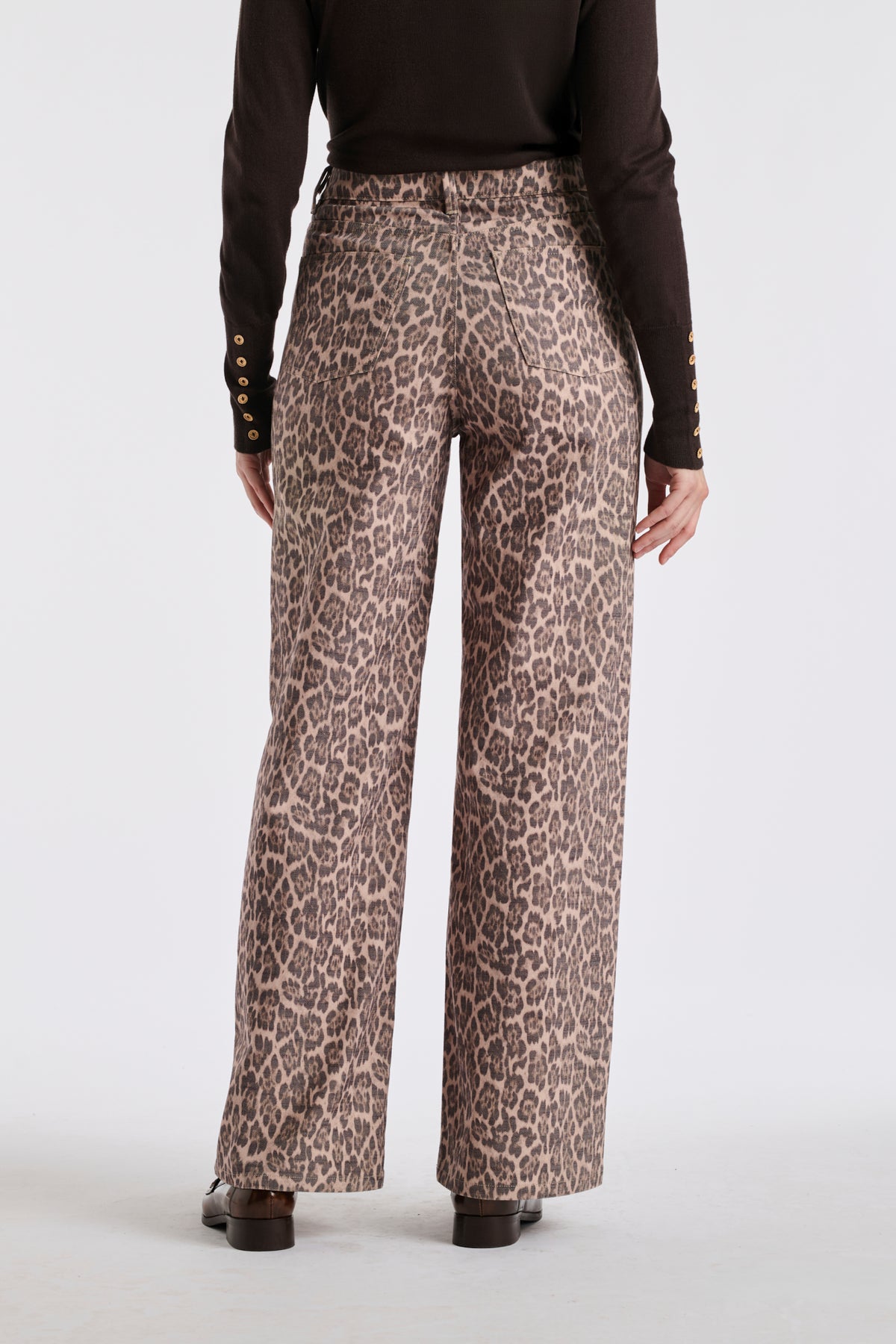Jean imprimé leopard