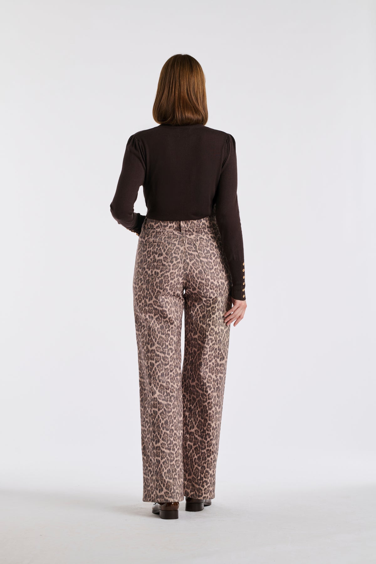 Jean imprimé leopard