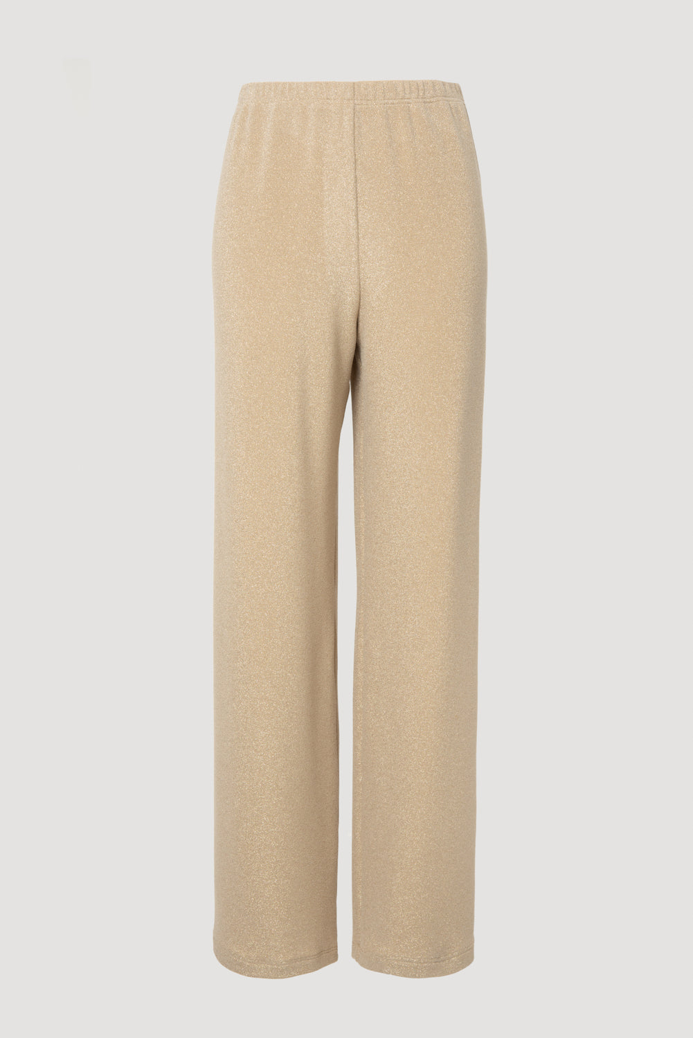Wide-leg stretch trousers in iridescent jersey