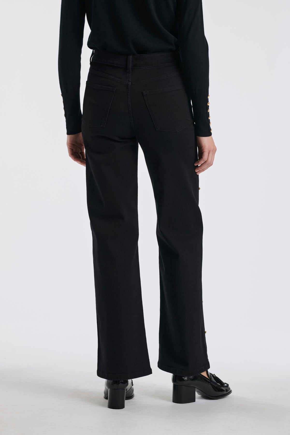 Jean large à strass