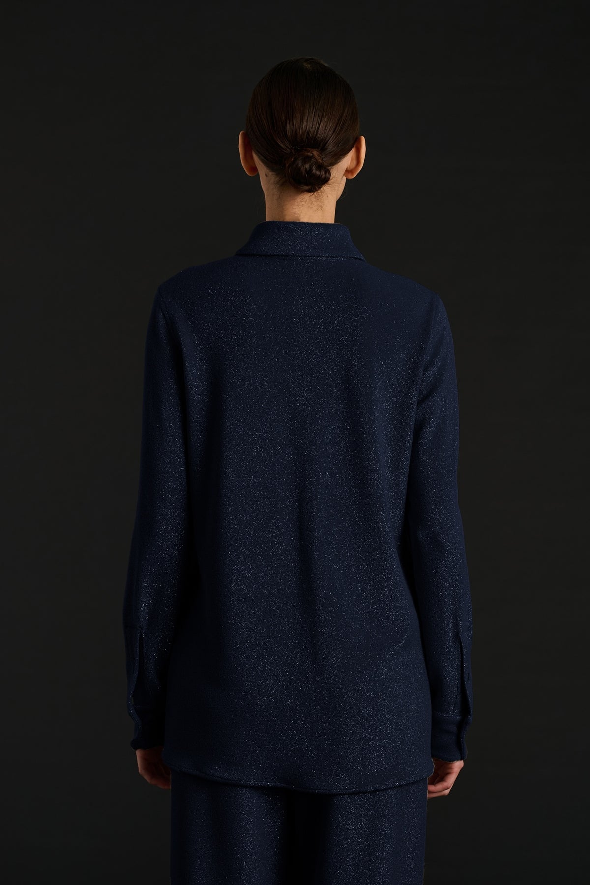 Iridescent jersey shirt