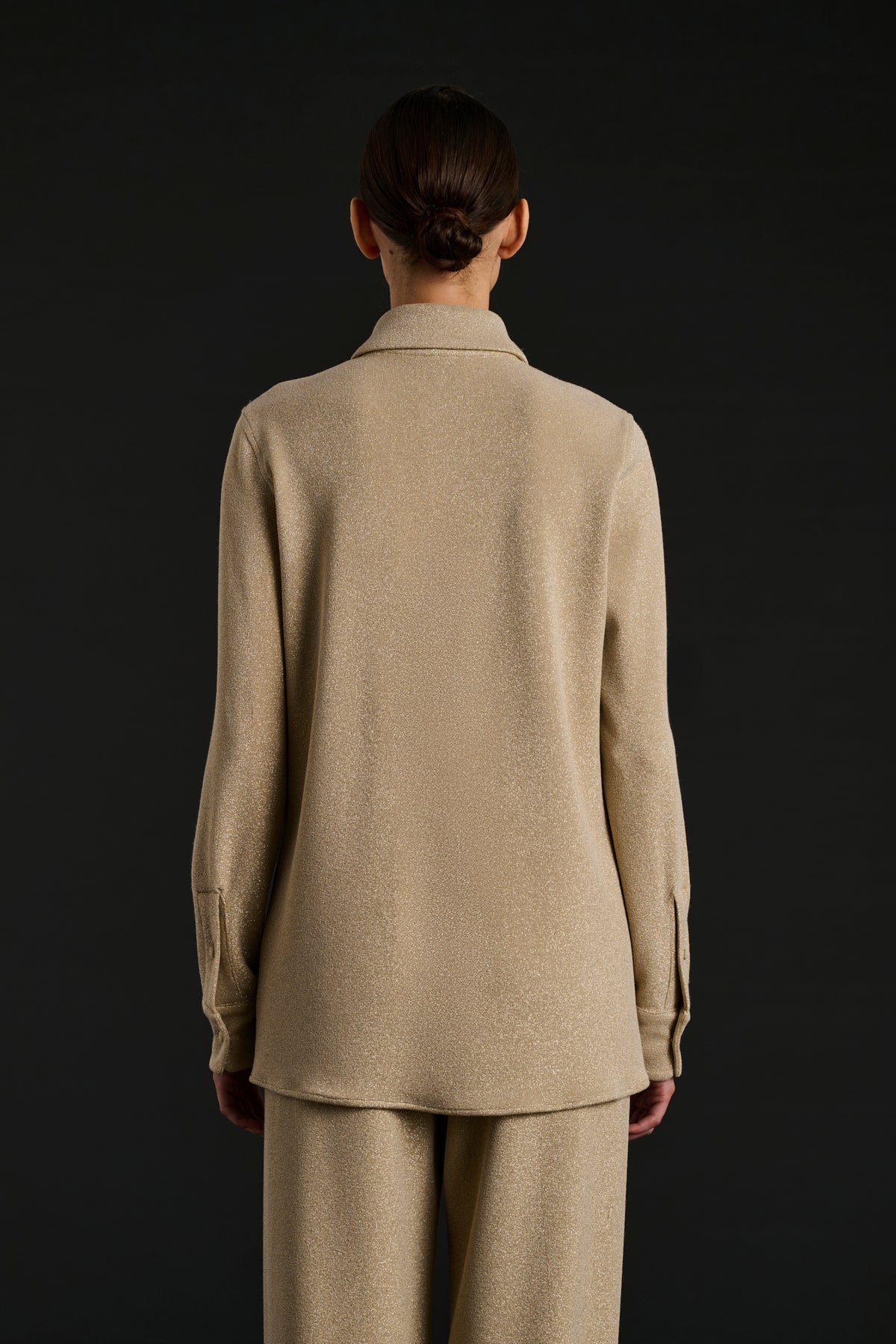 Iridescent jersey shirt