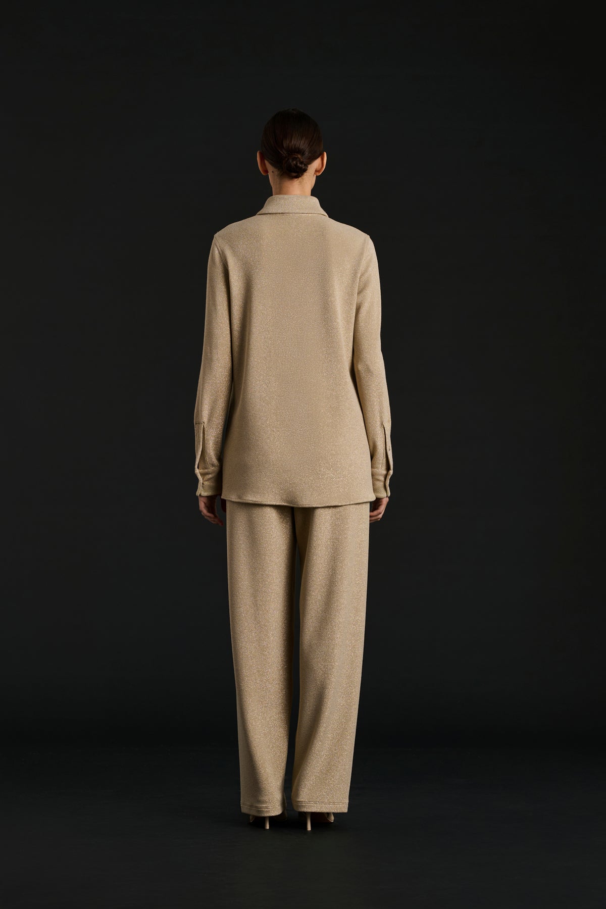 Iridescent jersey shirt