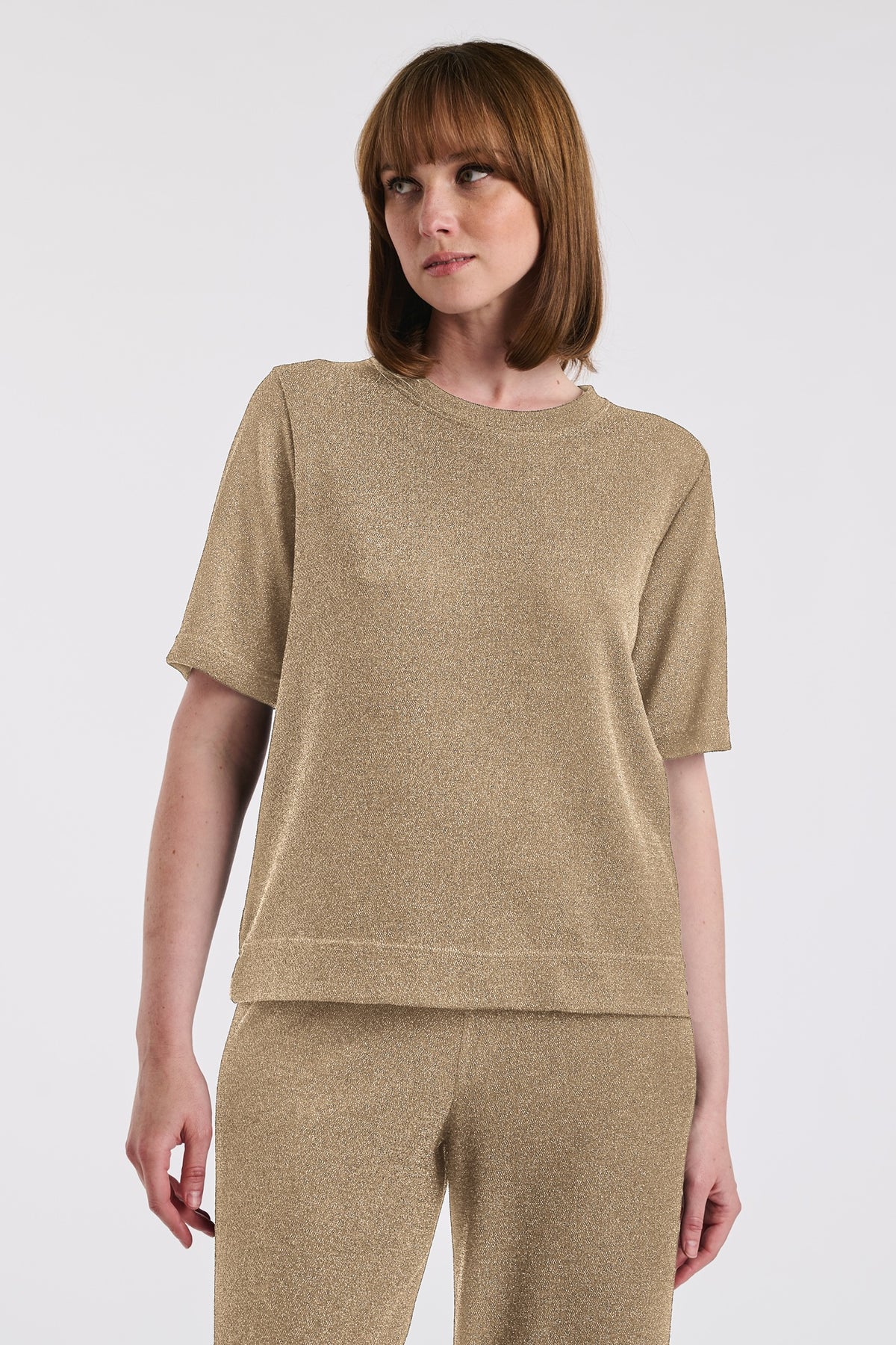 Iridescent jersey T-shirt