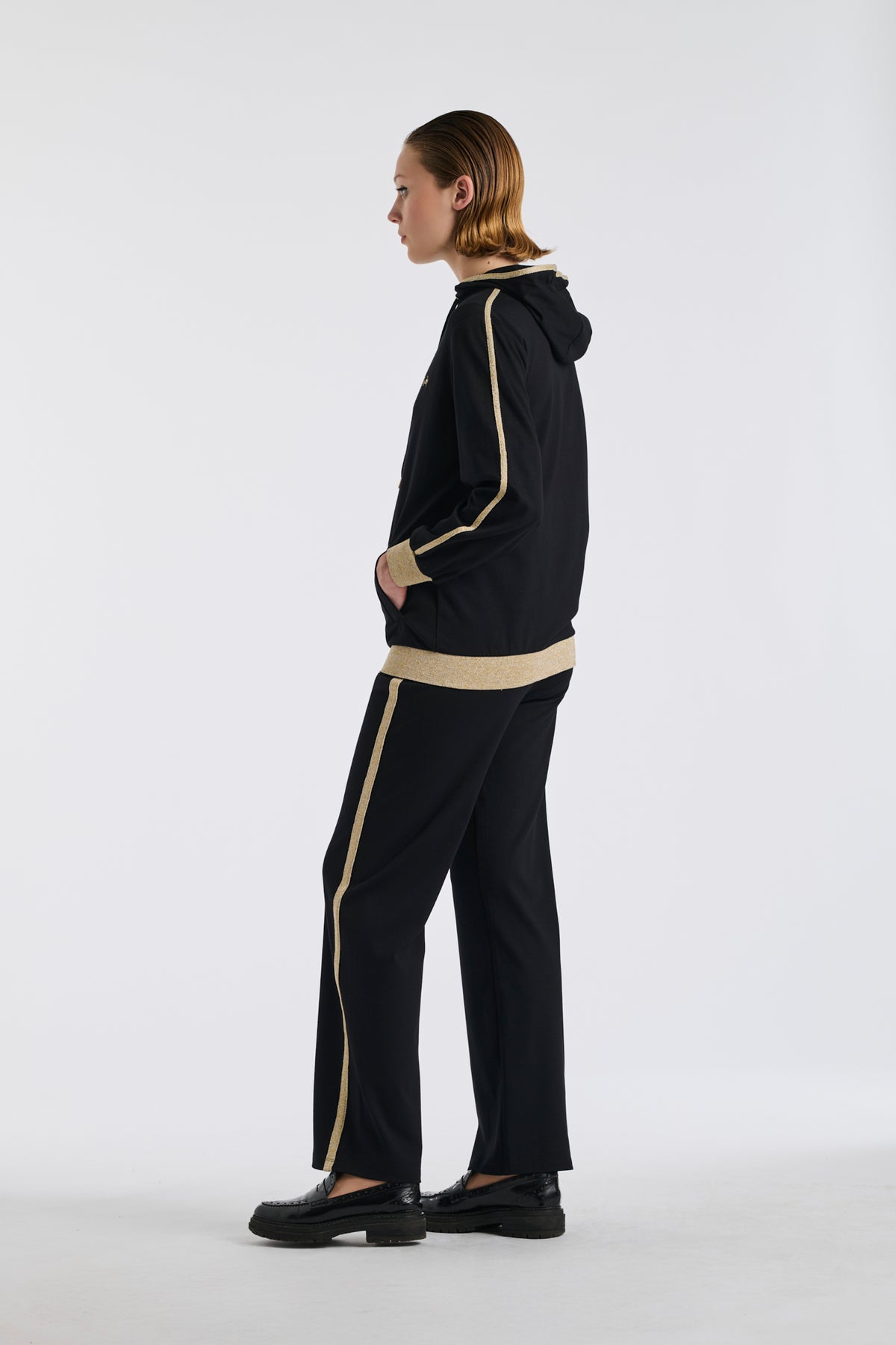 Sweat shirt à capuche en jersey Milano