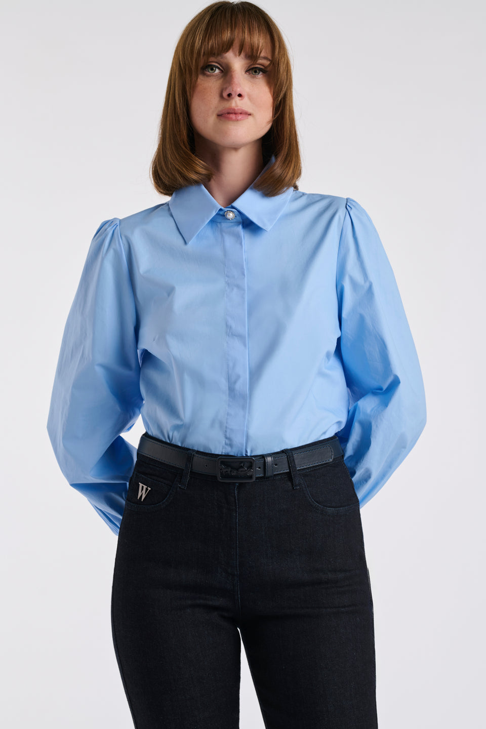 Ceinture en cuir et boucle calèche