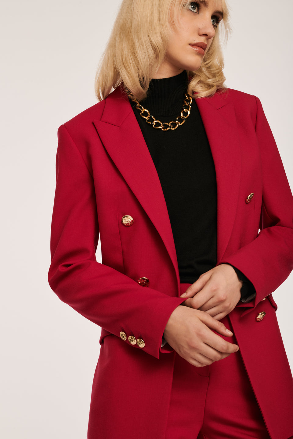 Veste blazer en laine