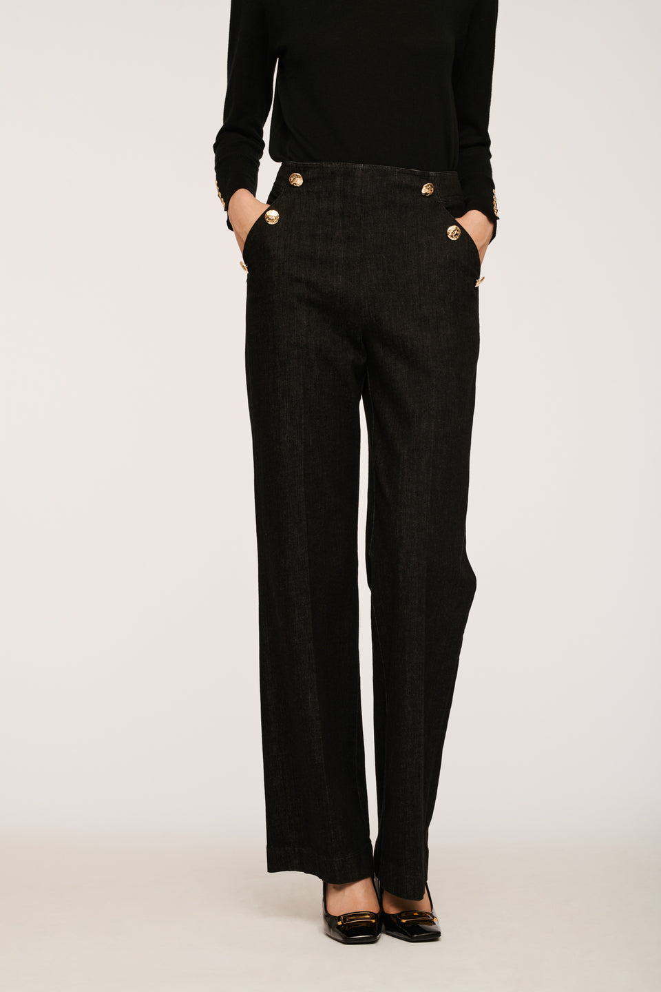 Pantalon à pont