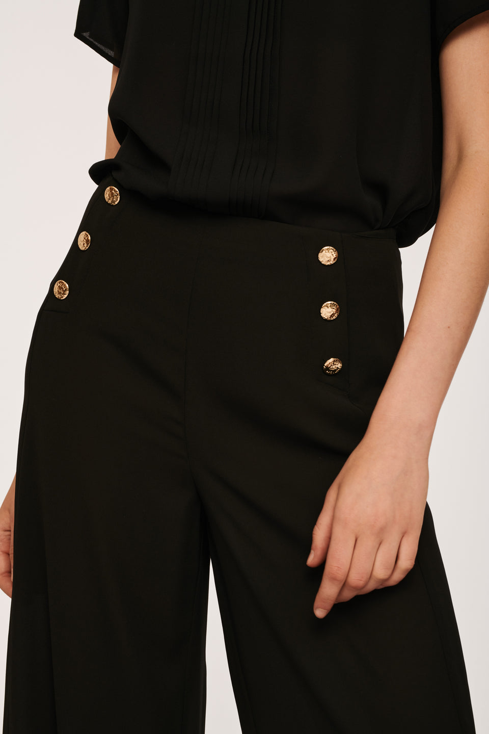 Pantalon fluide à pont