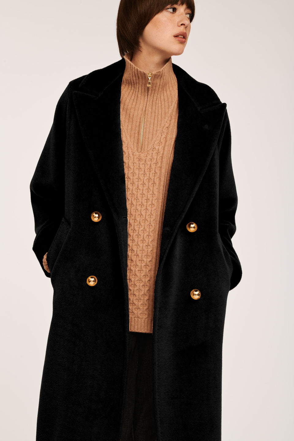 Manteau en laine vierge