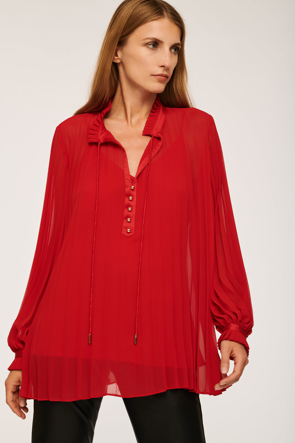Blouse plissée