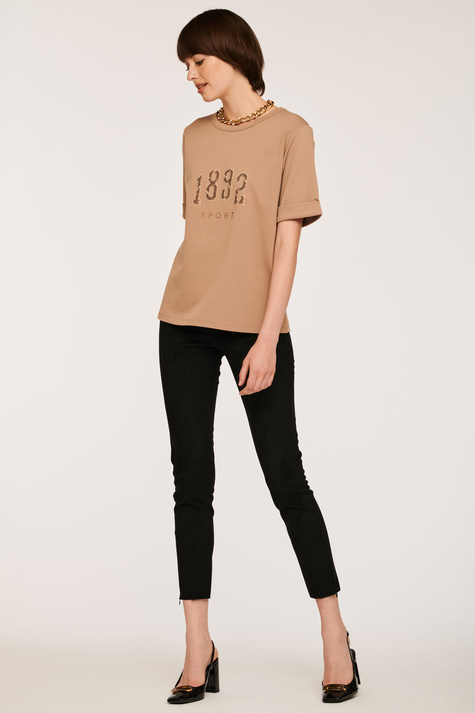 T-shirt 1892 strass et studs
