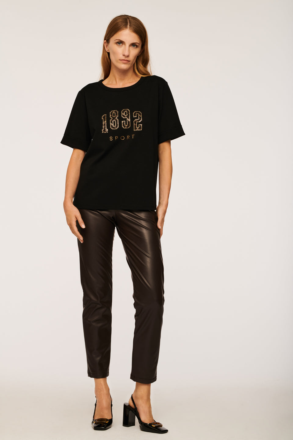 T-shirt 1892 strass et studs