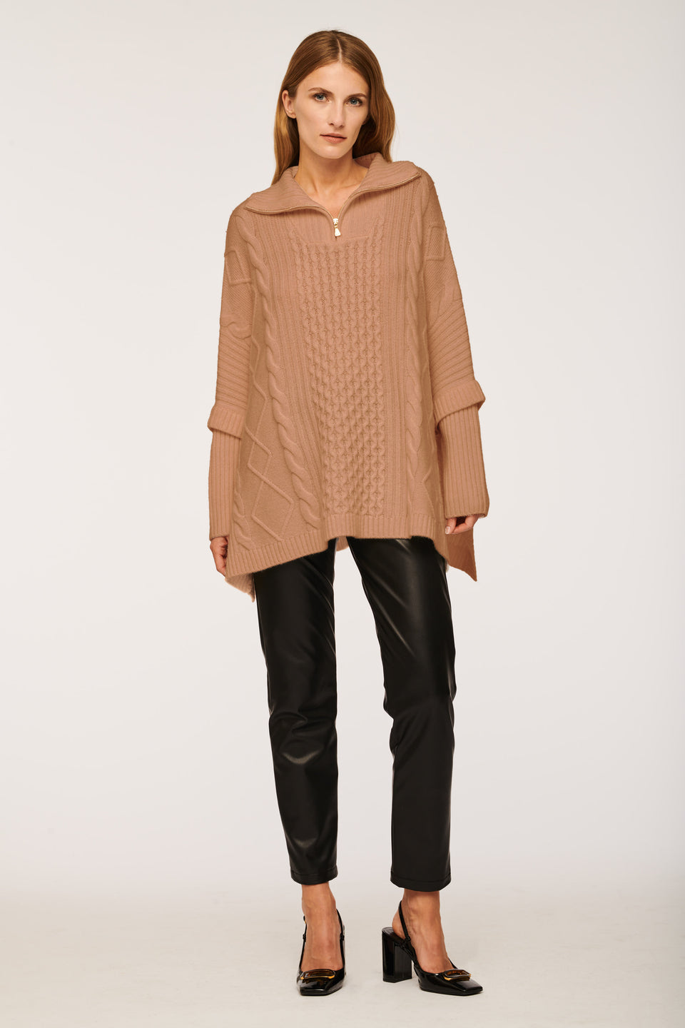 Pull poncho col camionneur