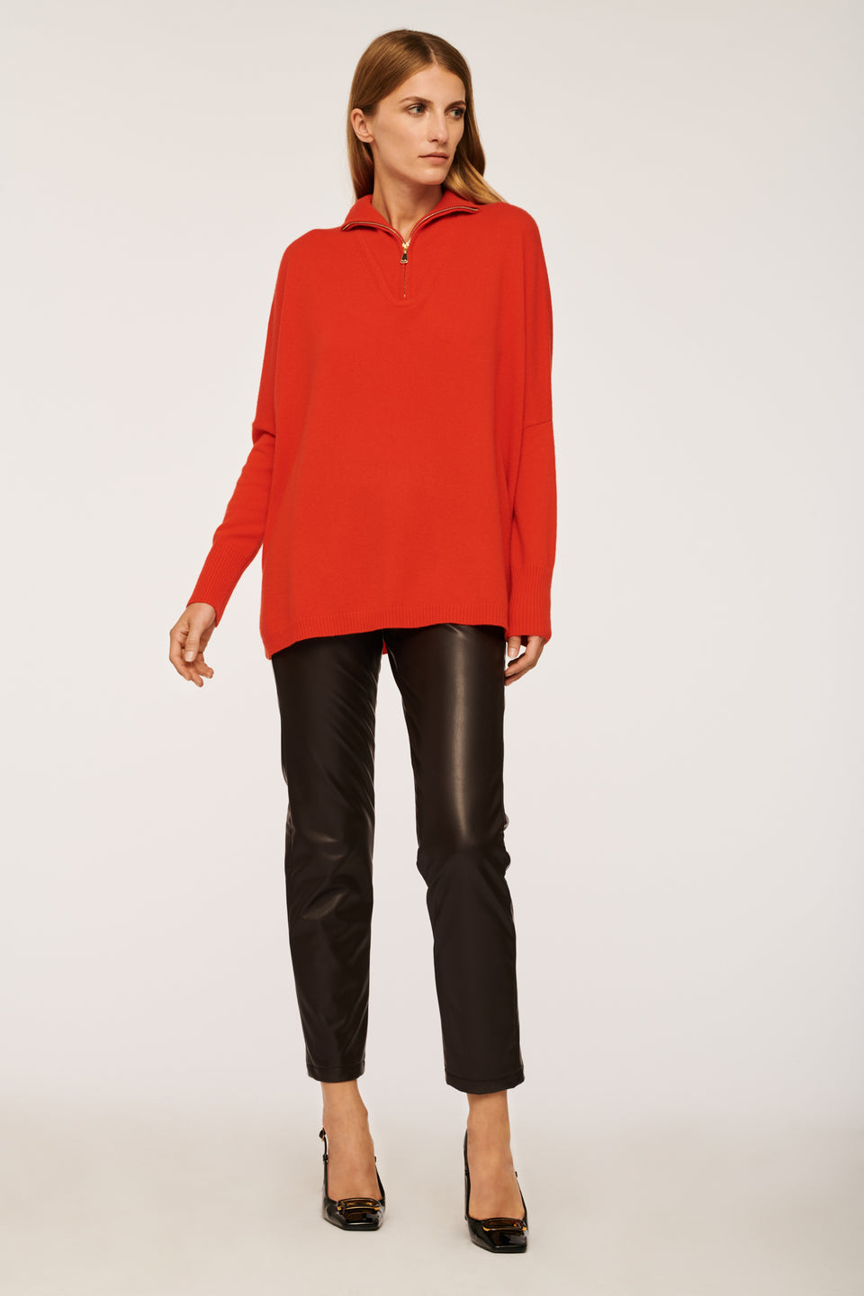 Pull en cachemire col camionneur