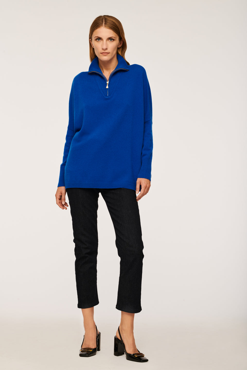 Pull en cachemire col camionneur