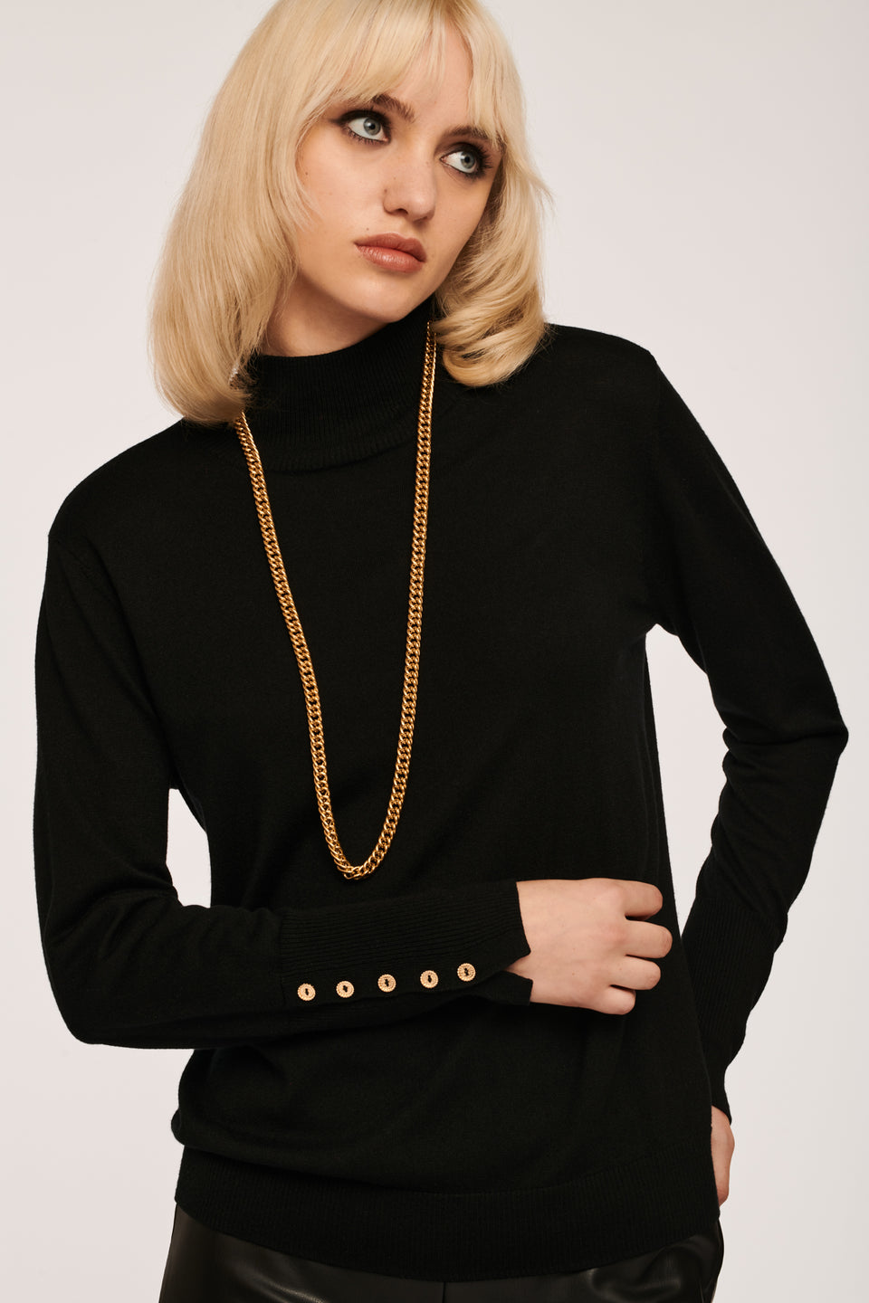 Collier long en chaîne