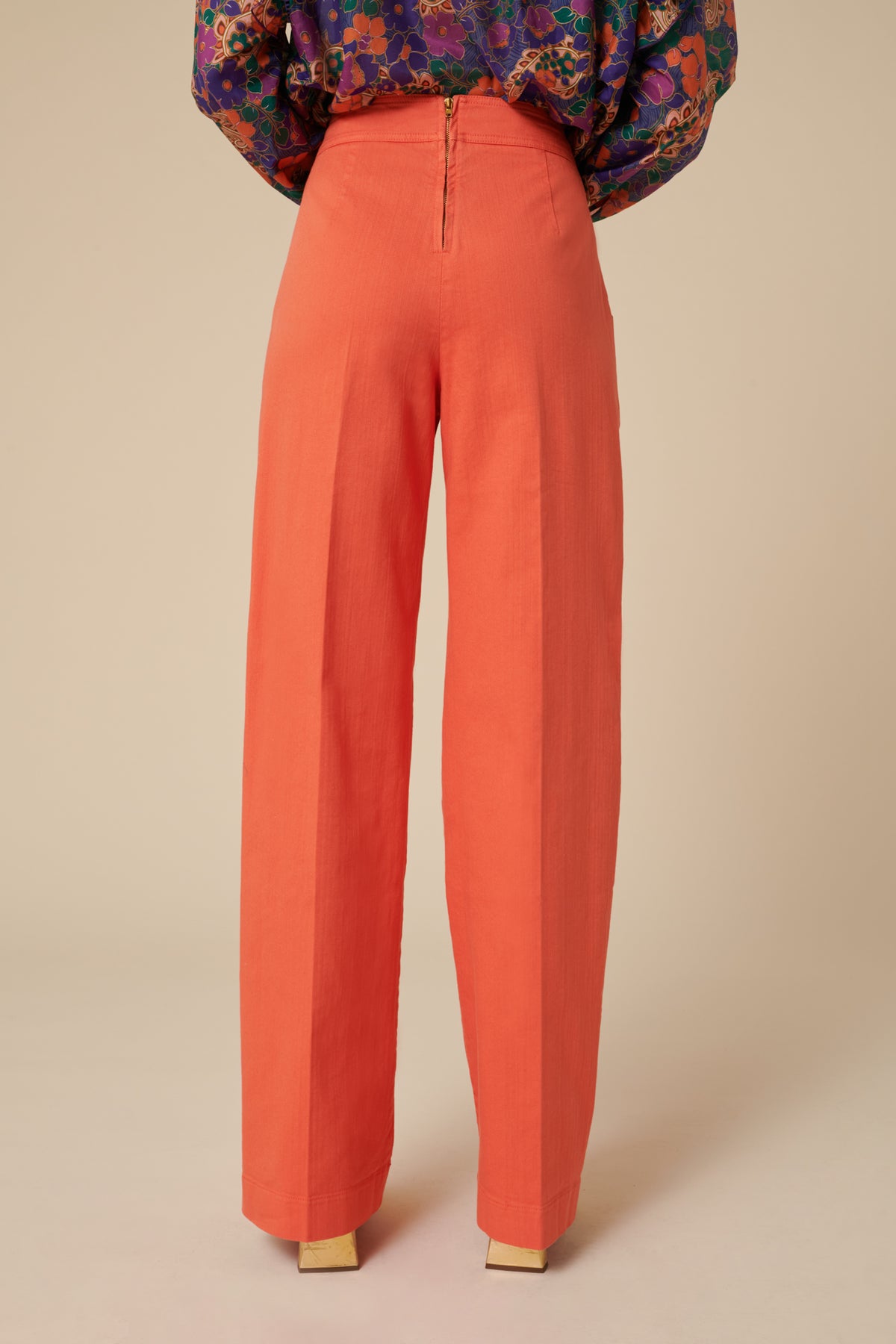Pantalon jean à pont