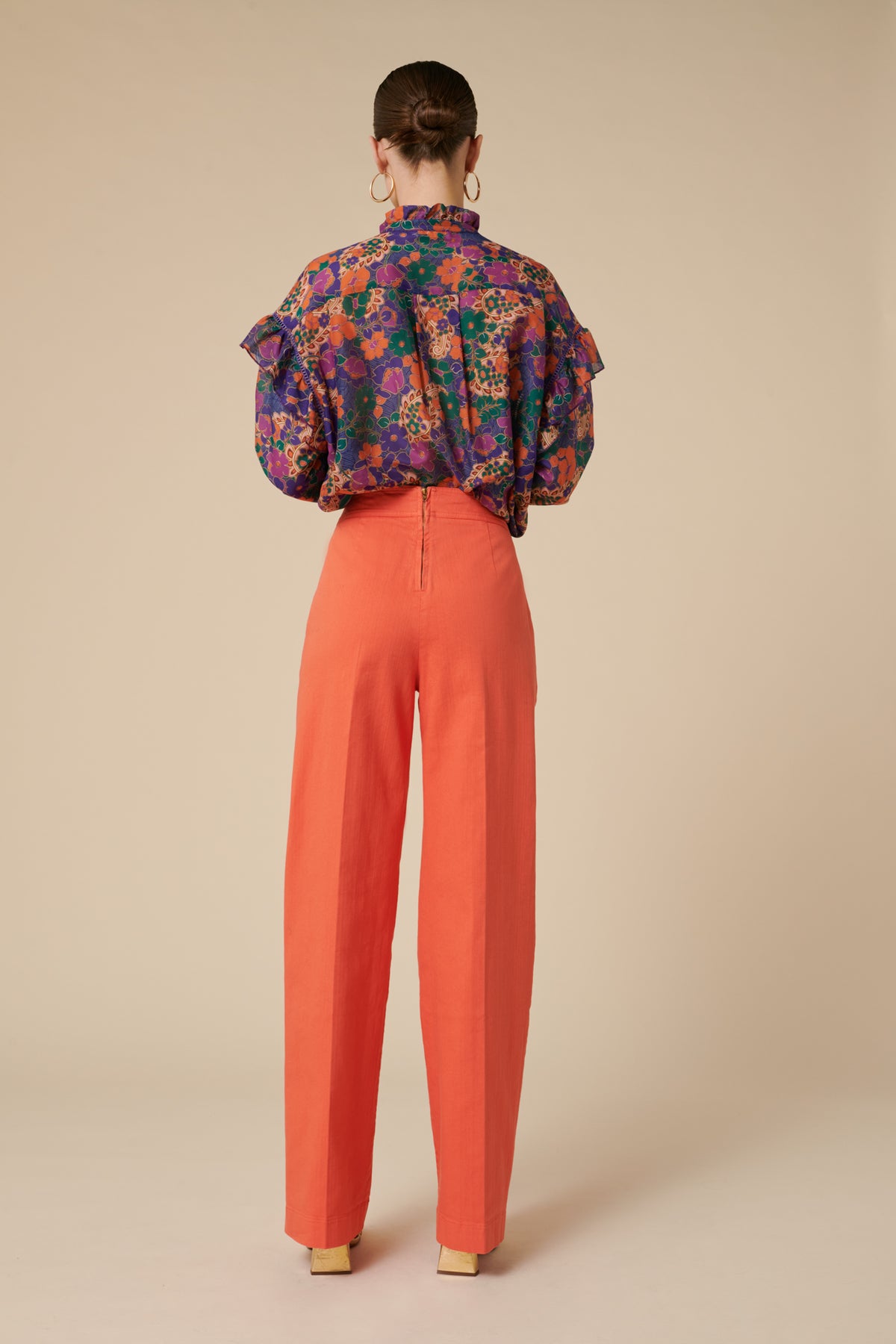 Pantalon jean à pont