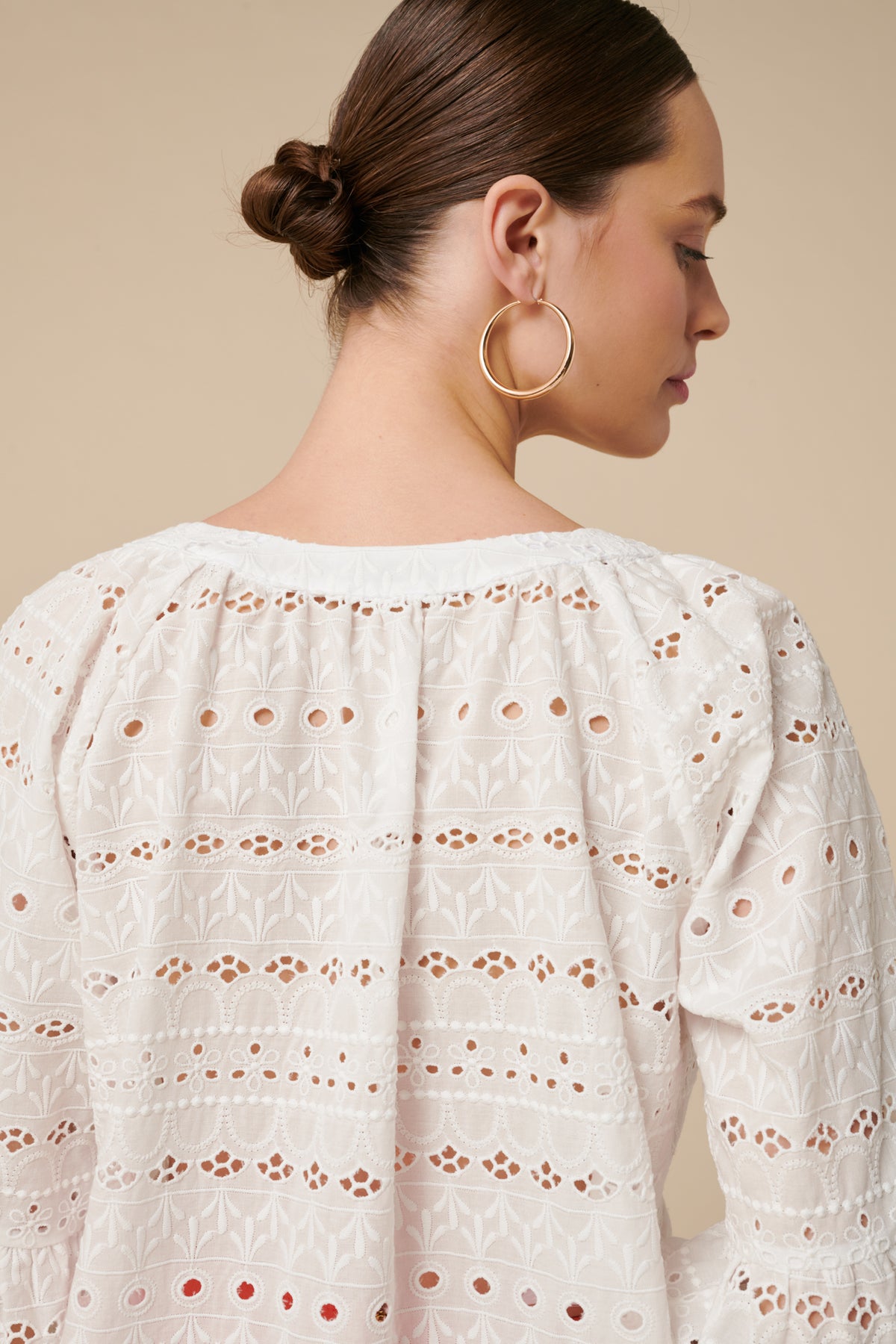 Blouse en broderie anglaise