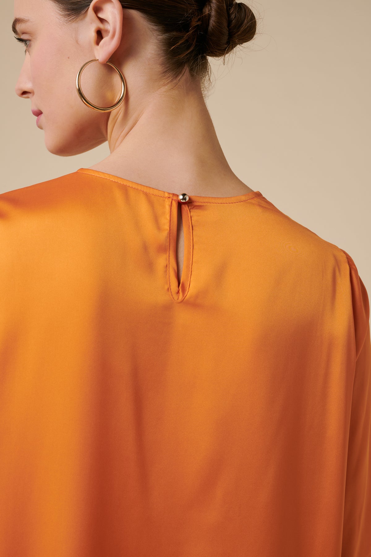 Top t-shirt en satin