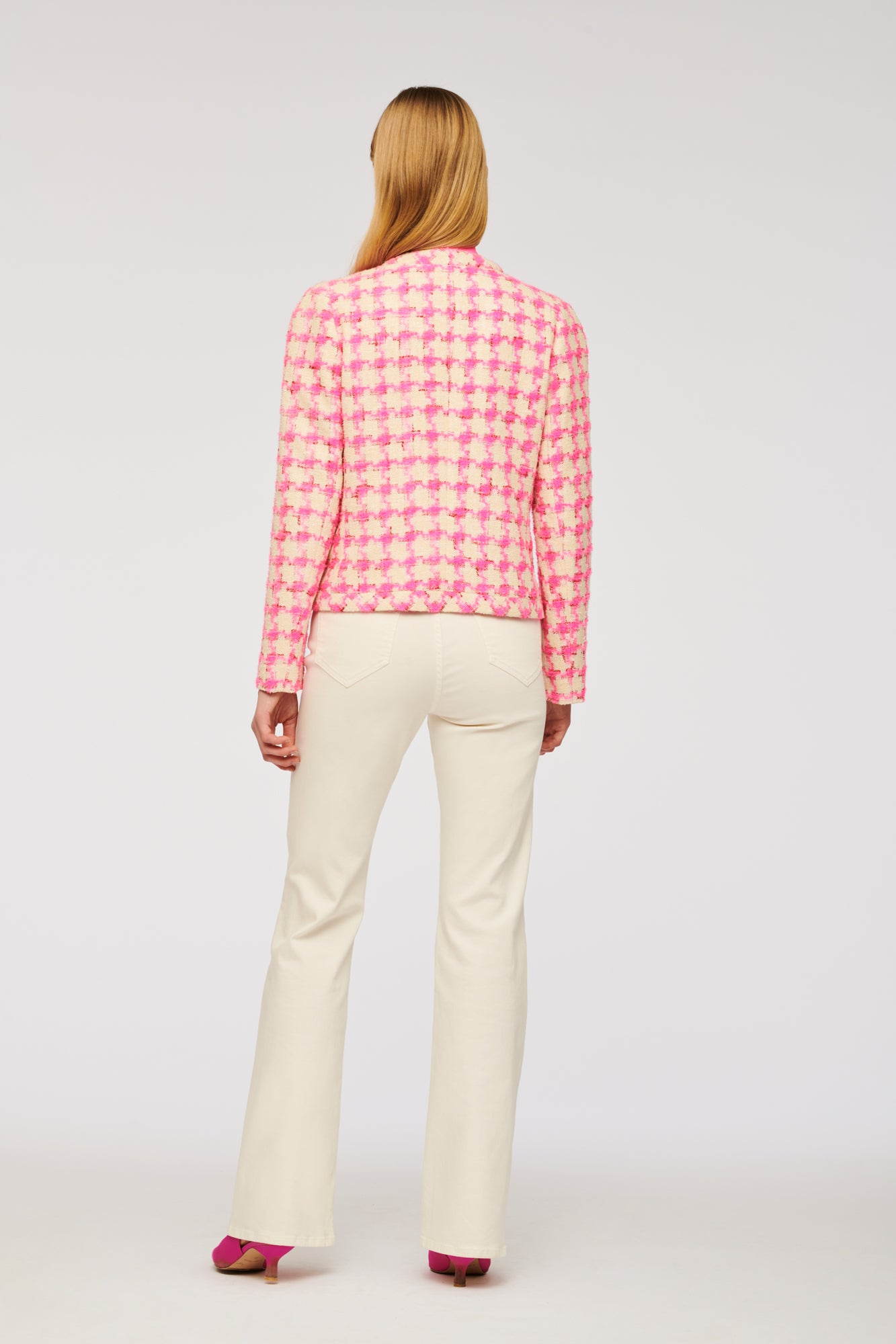 Houndstooth tweed jacket
