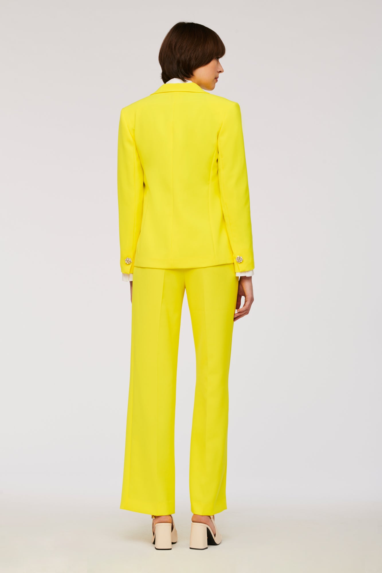 Blazer jacket with jewellery buttons