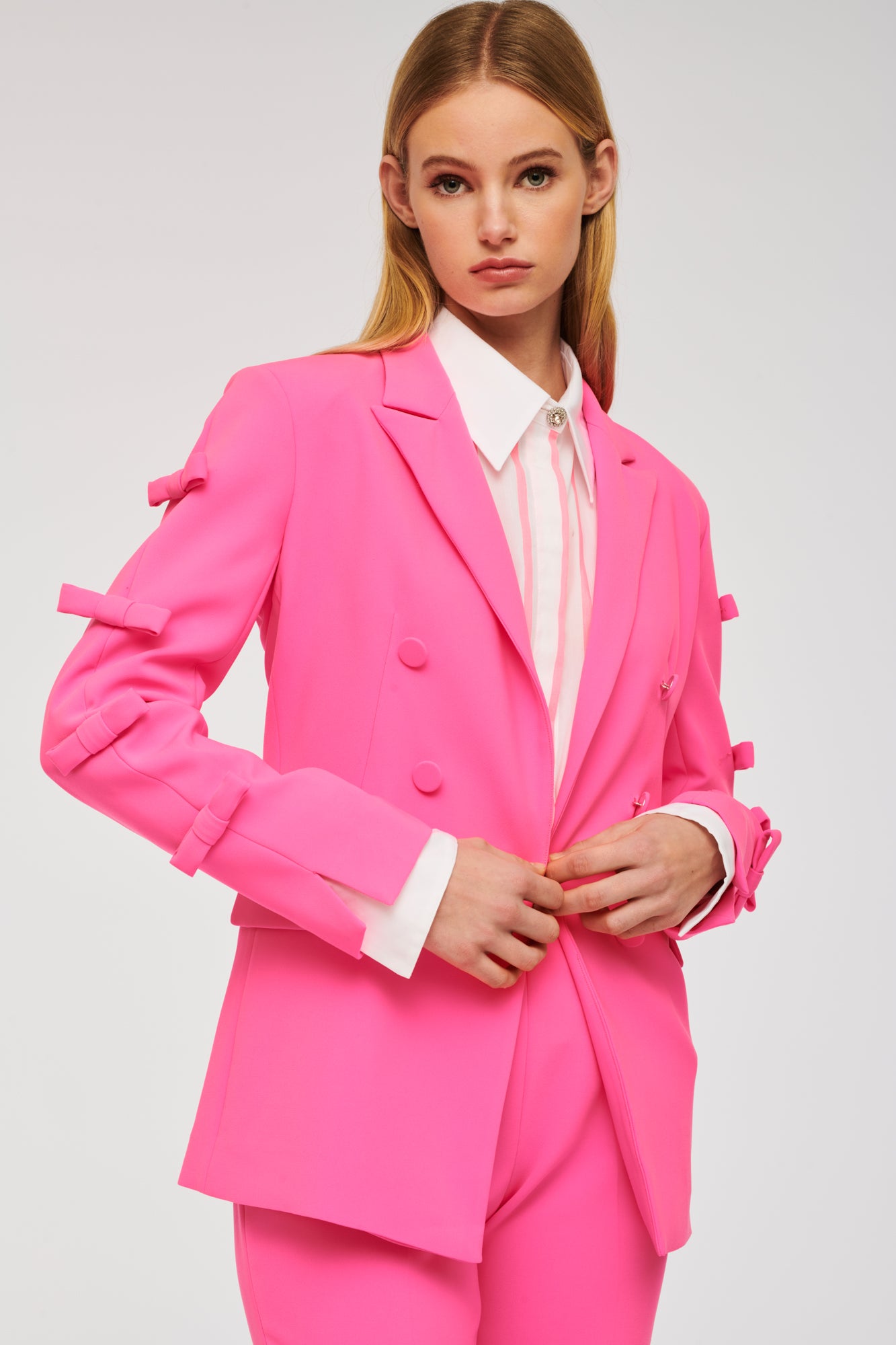 Bow blazer jacket