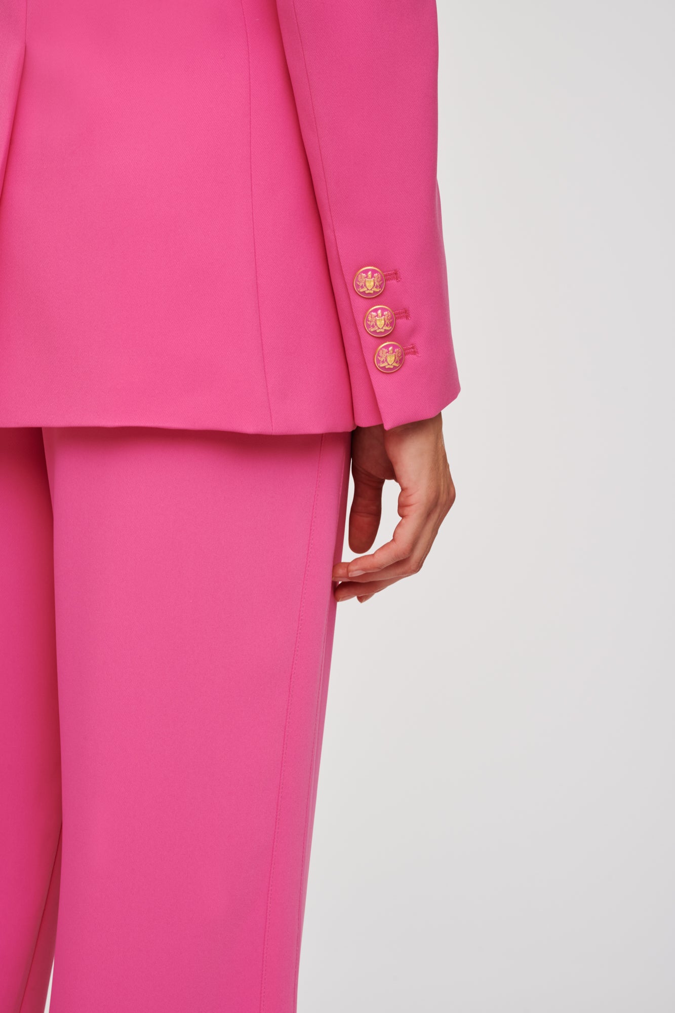 Crêpe blazer jacket