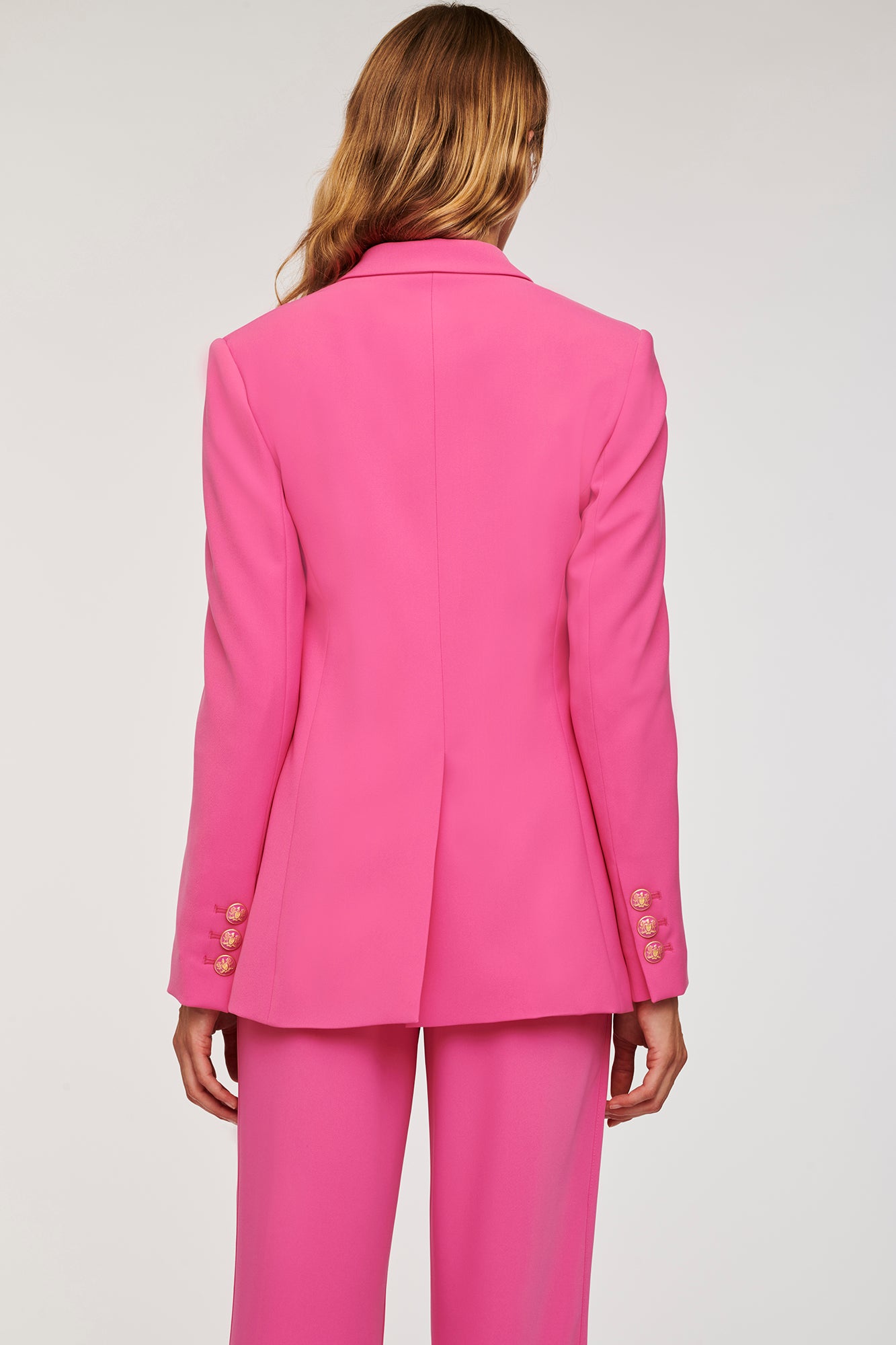Crêpe blazer jacket