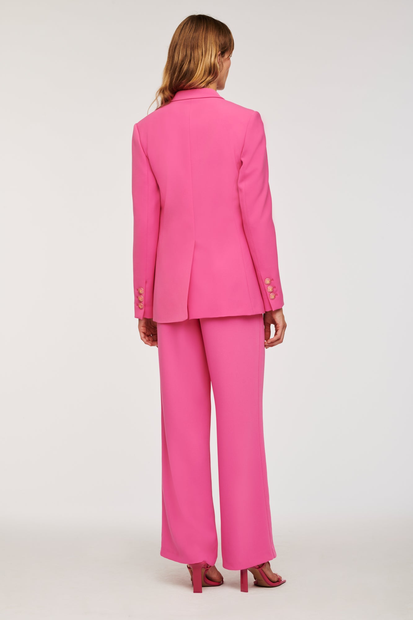 Crêpe blazer jacket