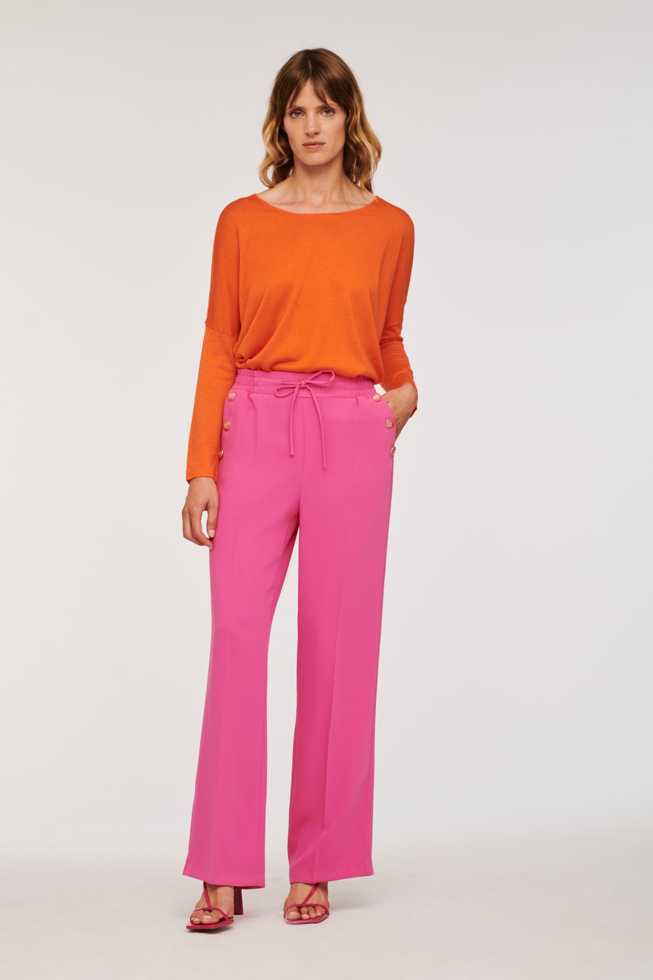 Elasticated waist trousers