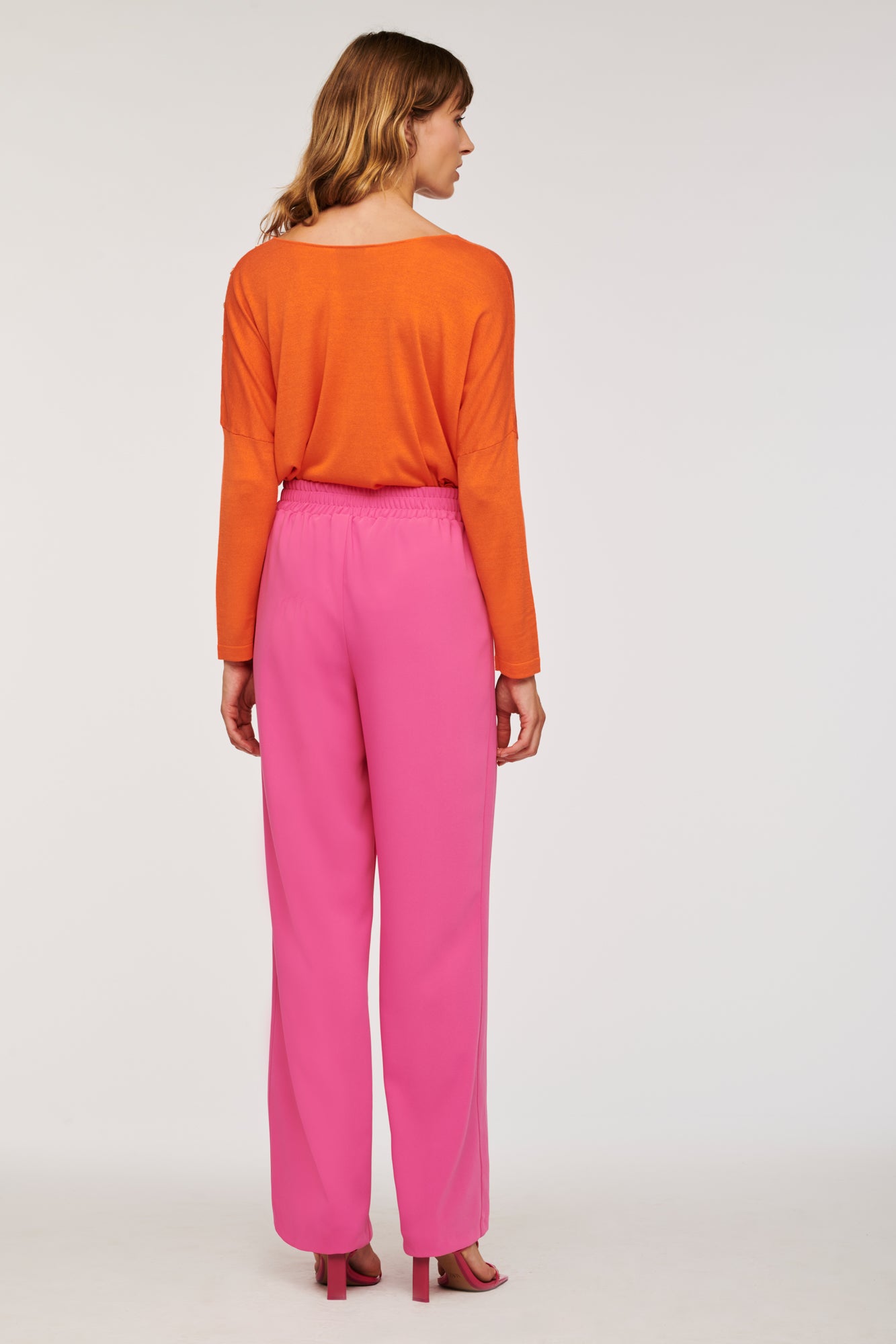 Elasticated waist trousers