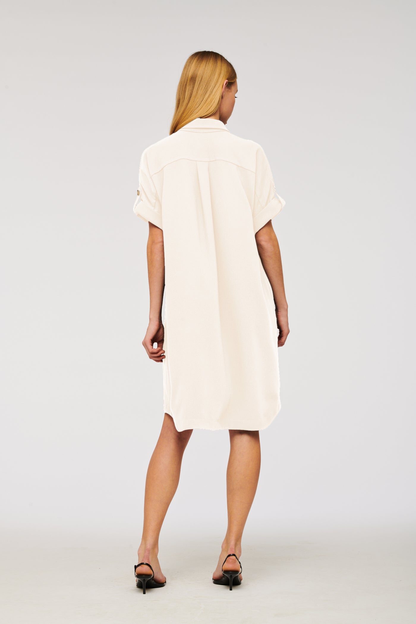 Microfibre polo dress