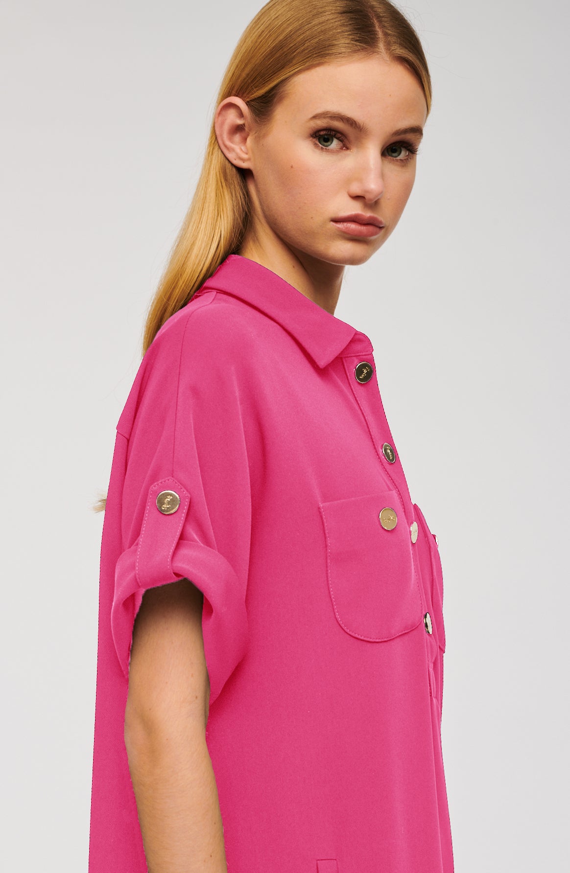 Microfibre polo dress