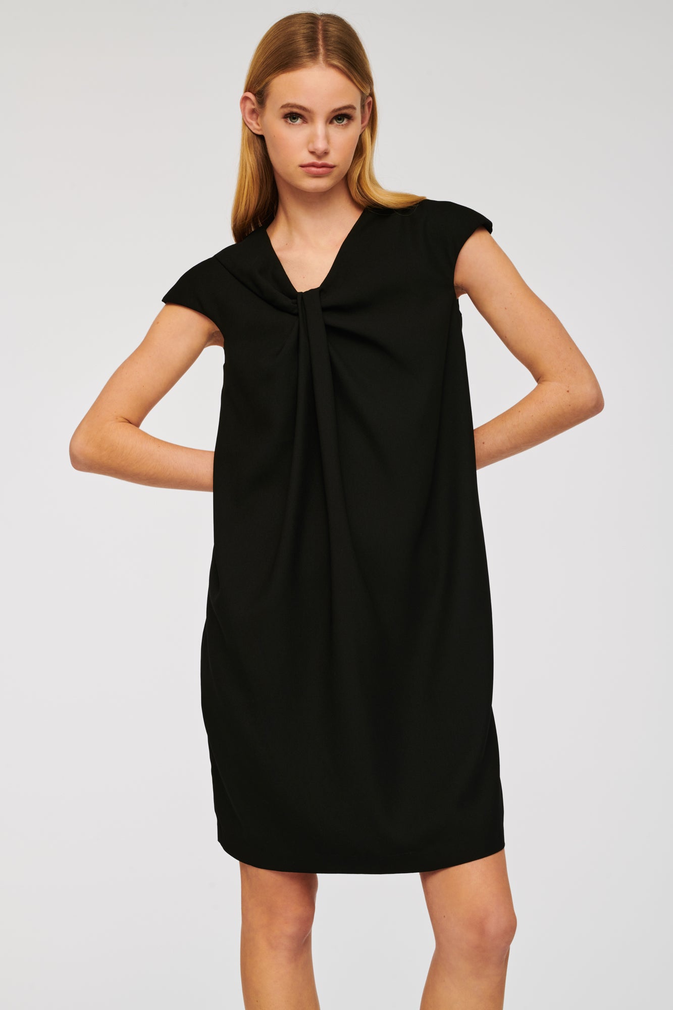 Rippling cocktail dress