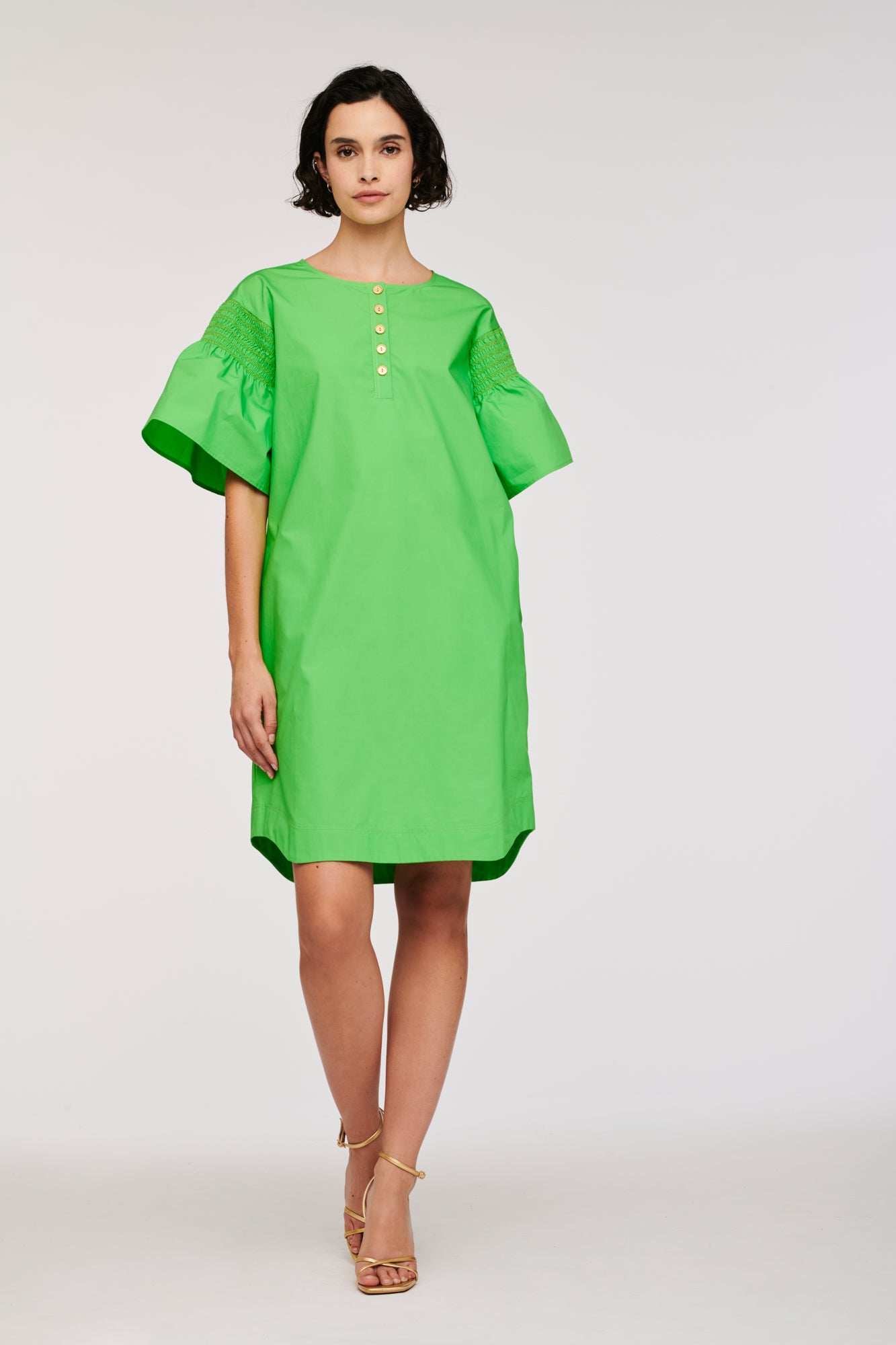 Cotton poplin dress