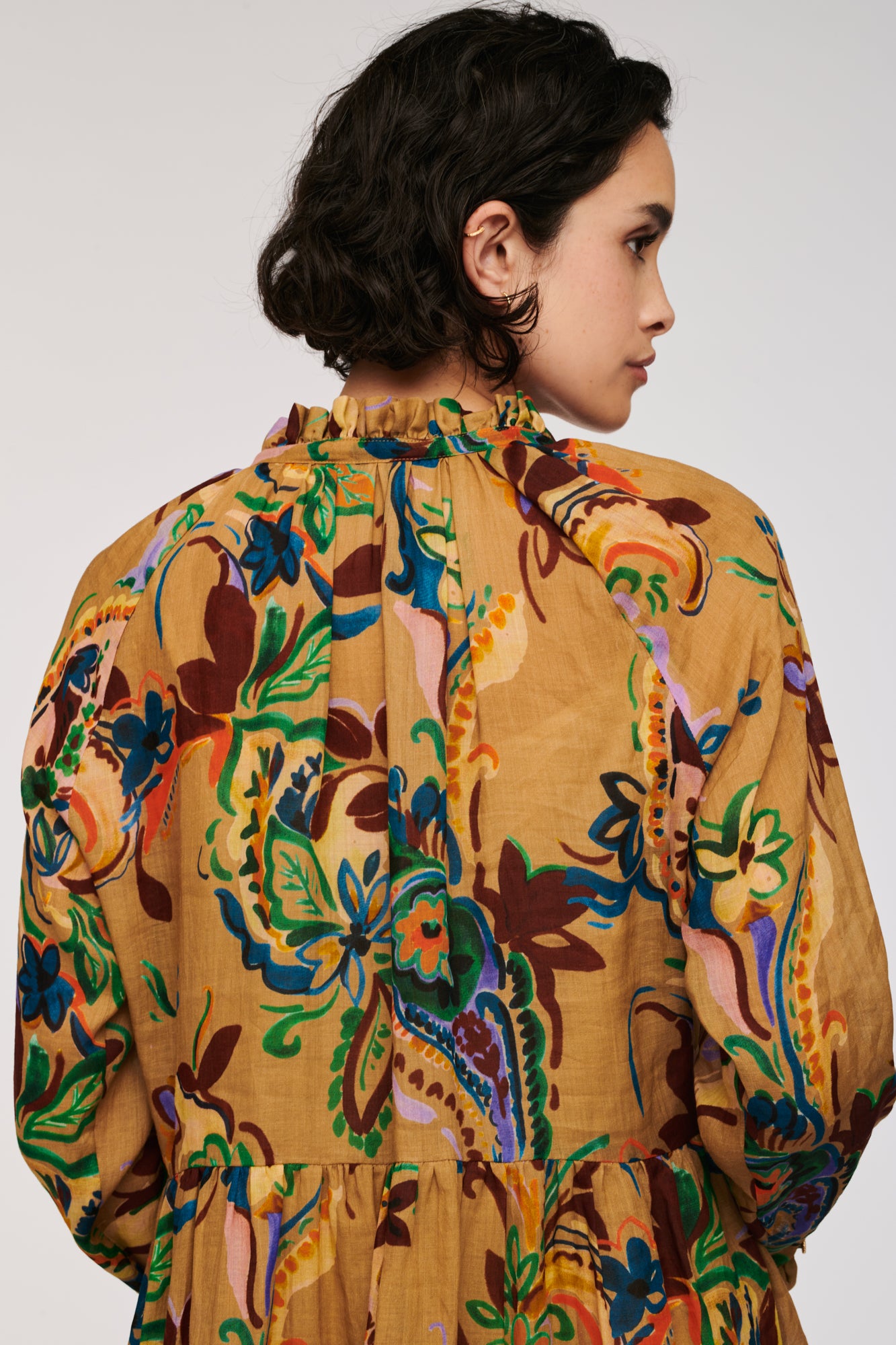 Robe longue imprimée bohème