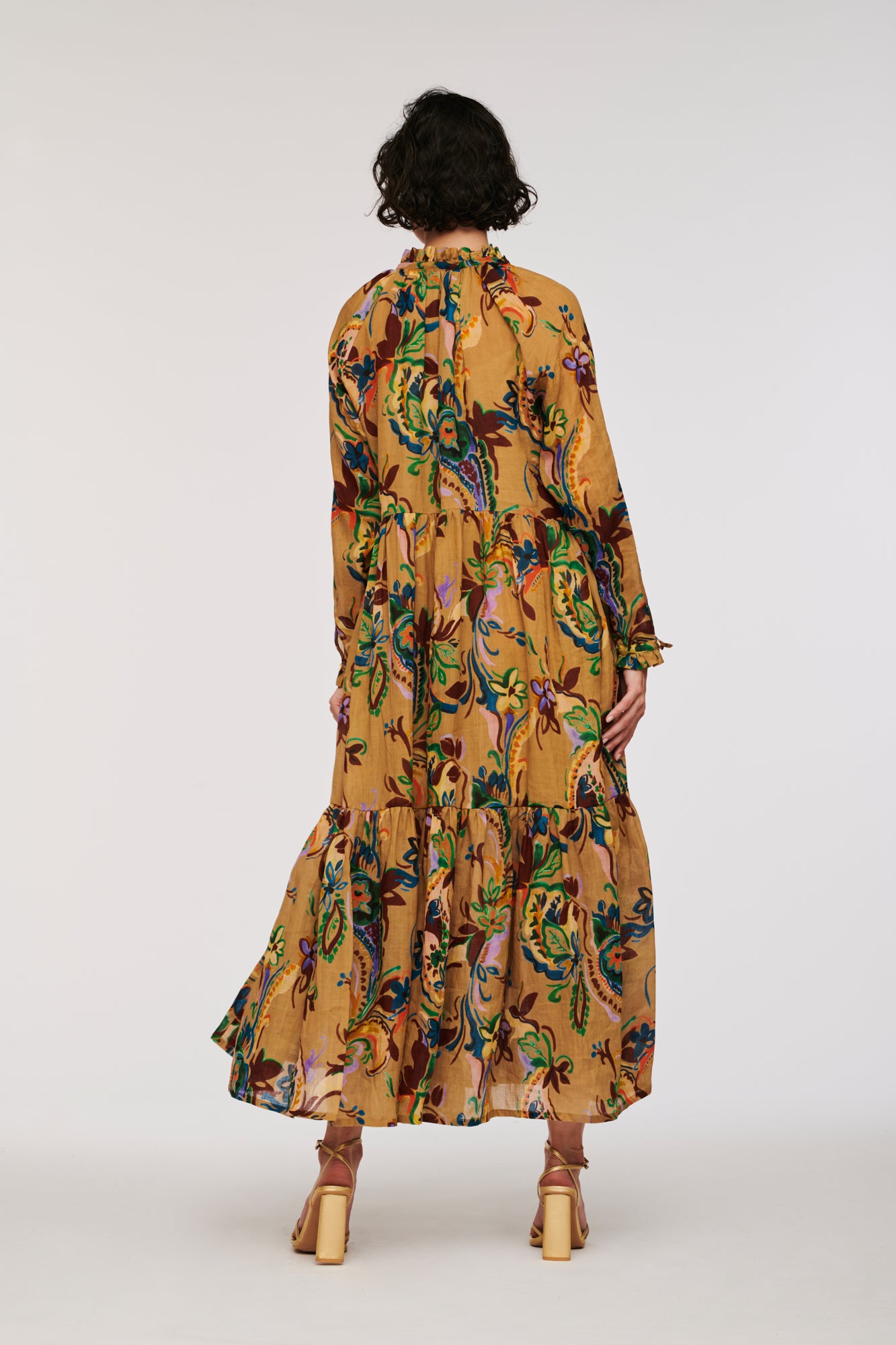 Robe longue imprimée bohème